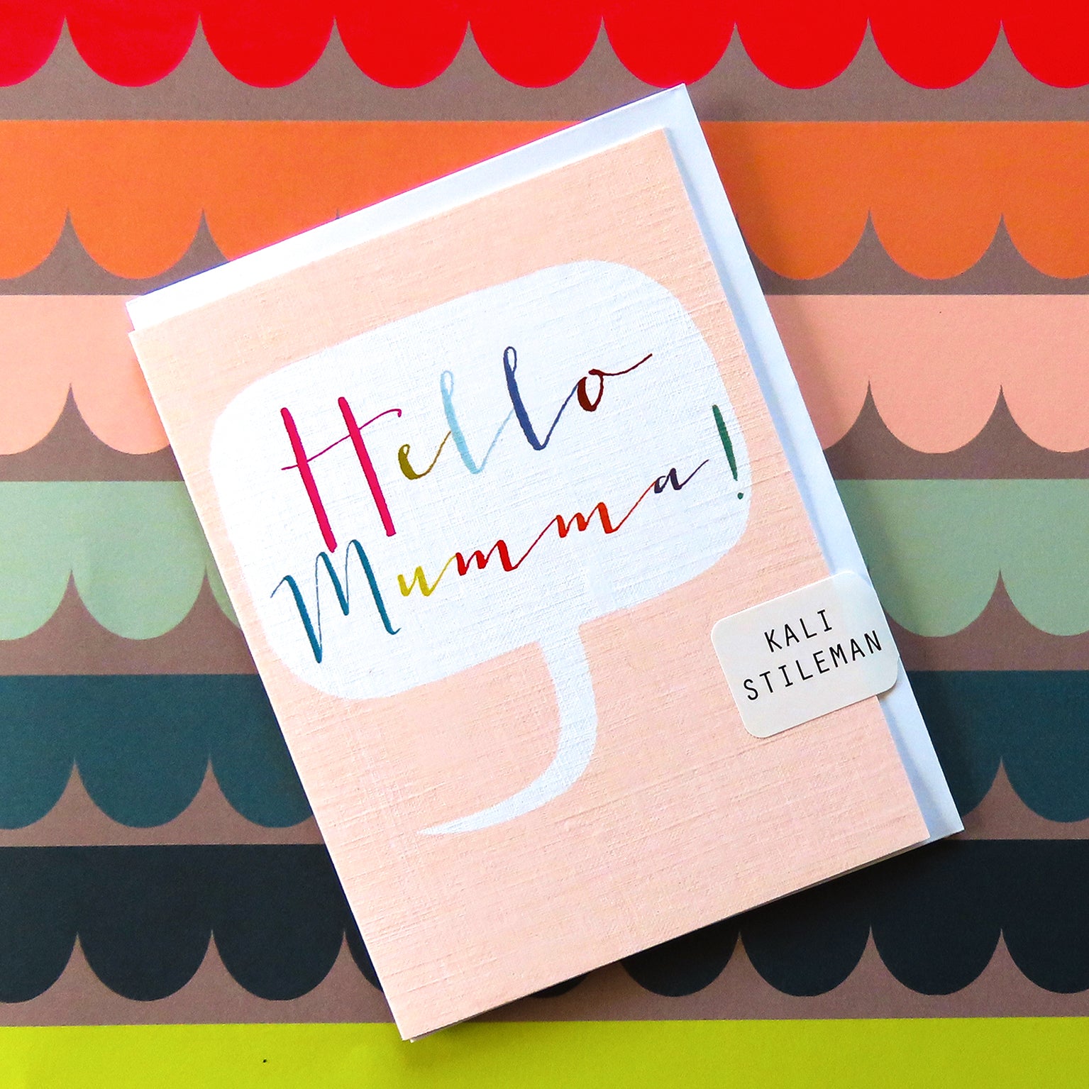 mini hello mumma card