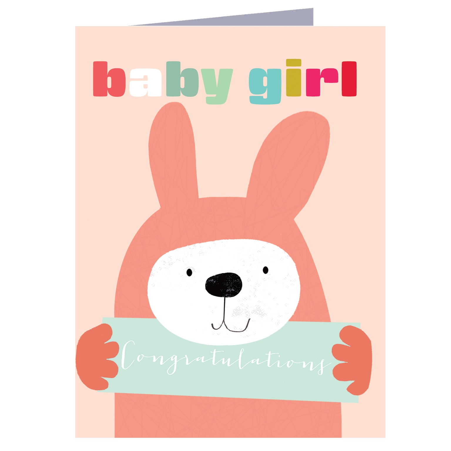 mini baby girl card