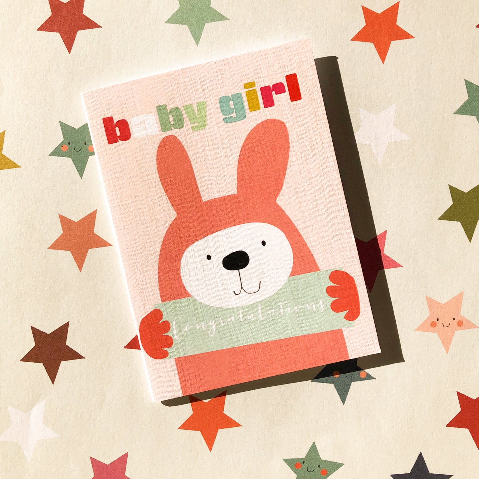 mini baby girl card