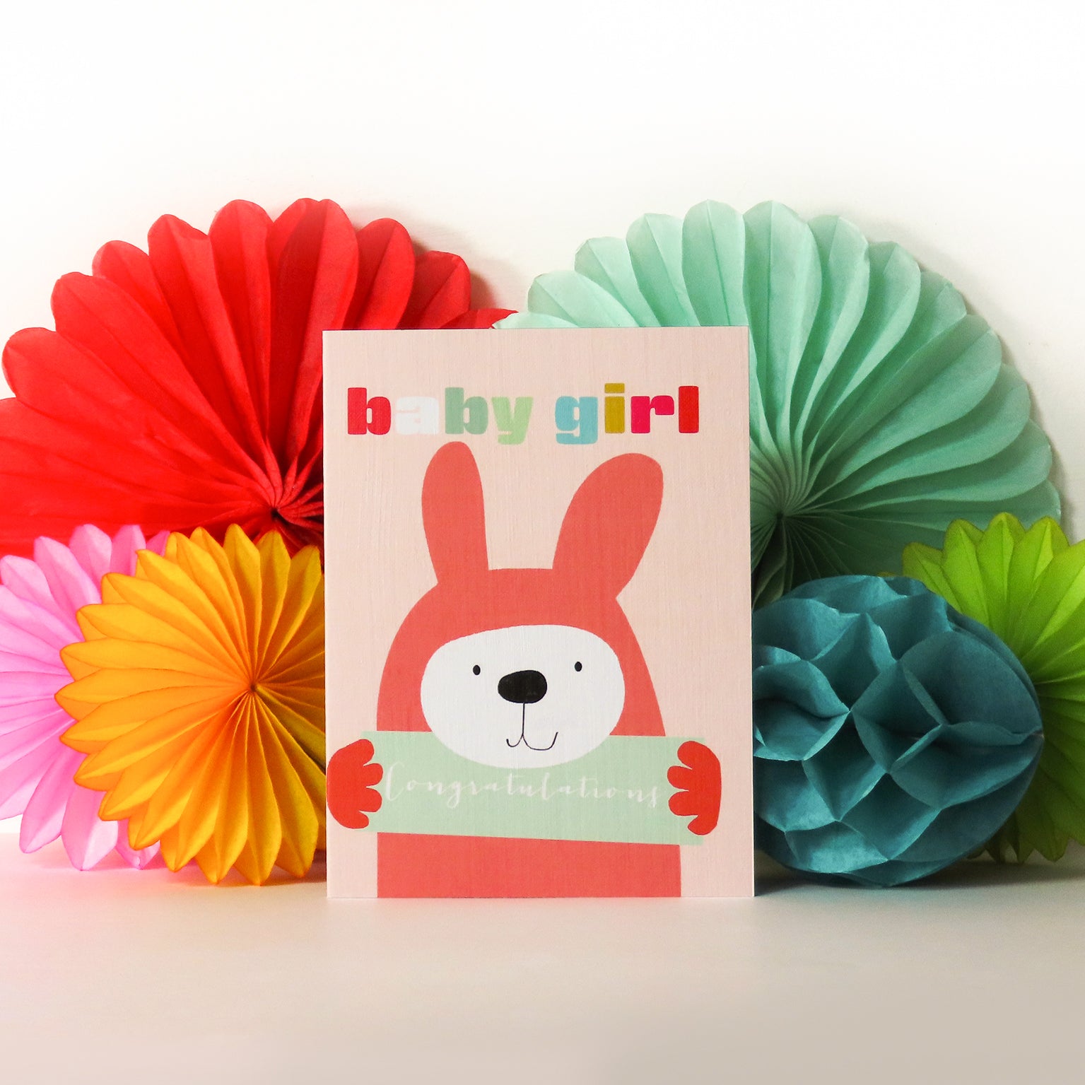 mini baby girl card