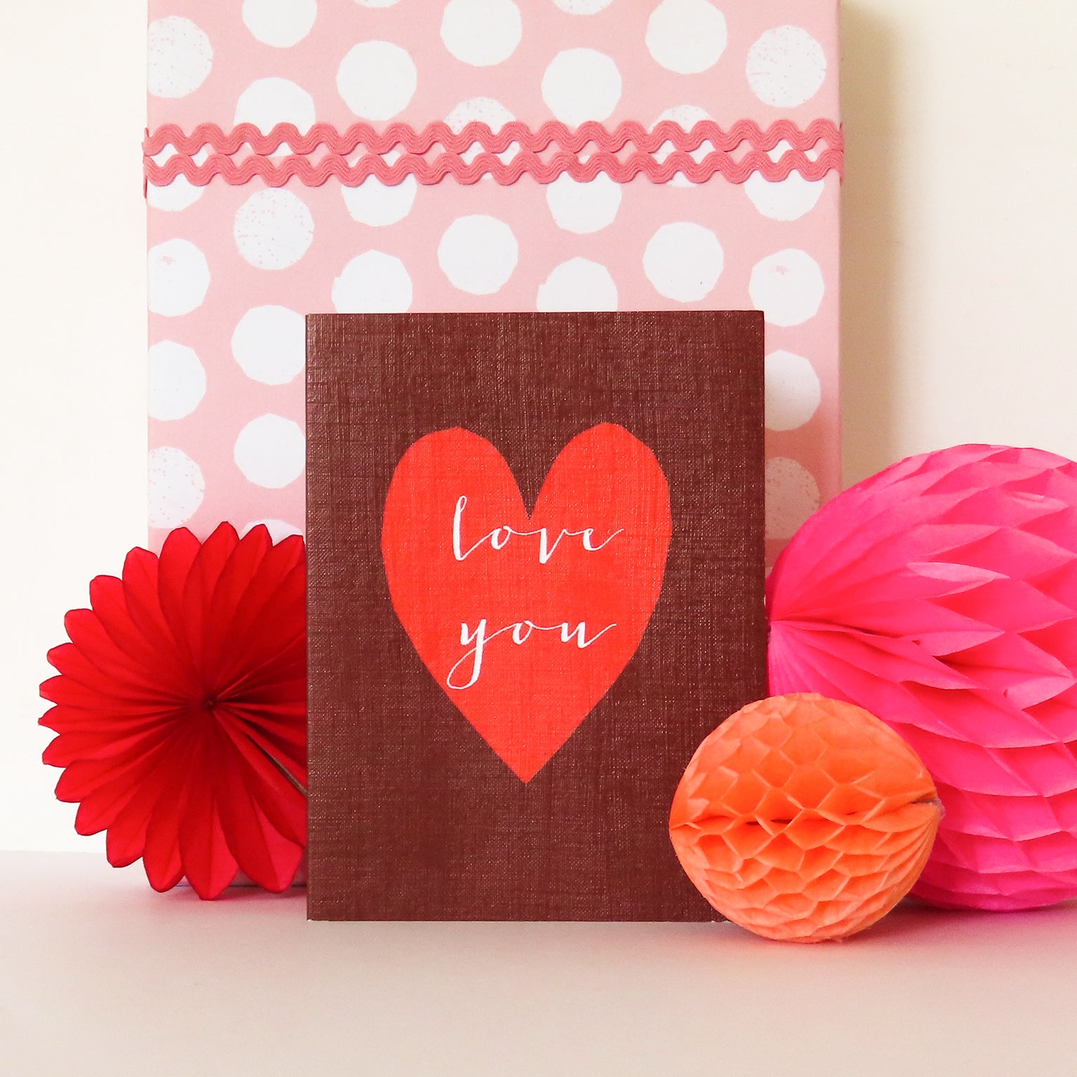 mini love you card