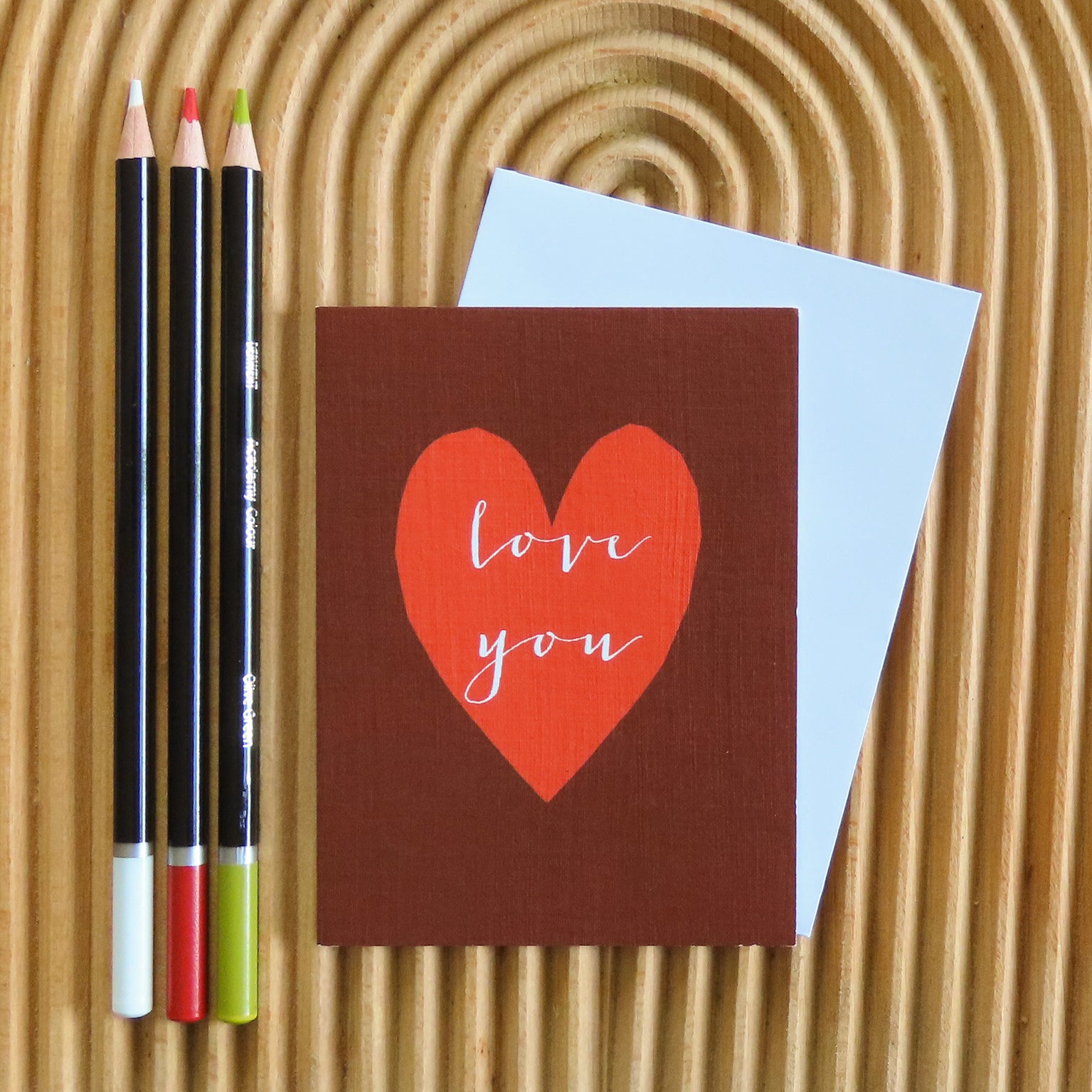 mini love you card