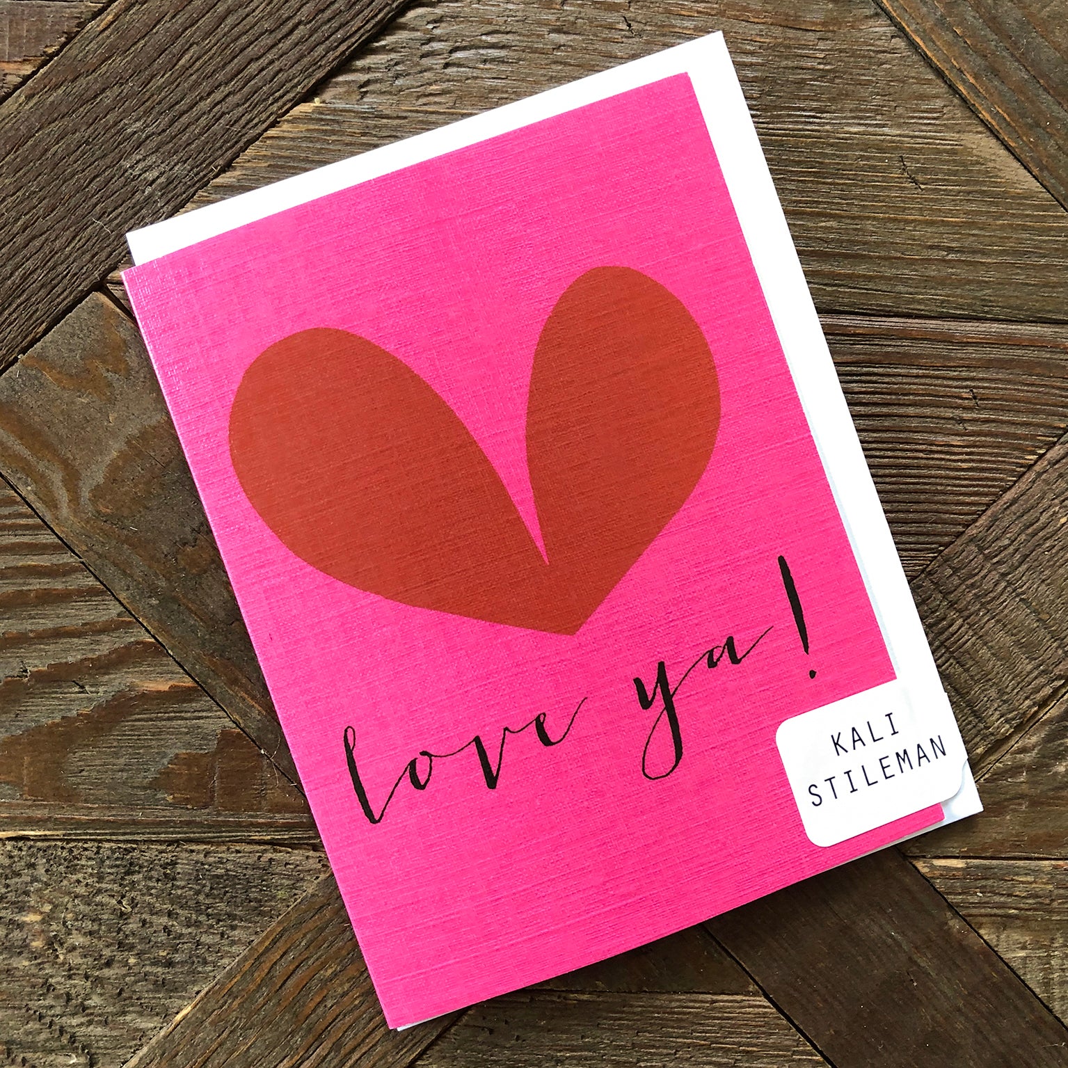 mini love ya! card