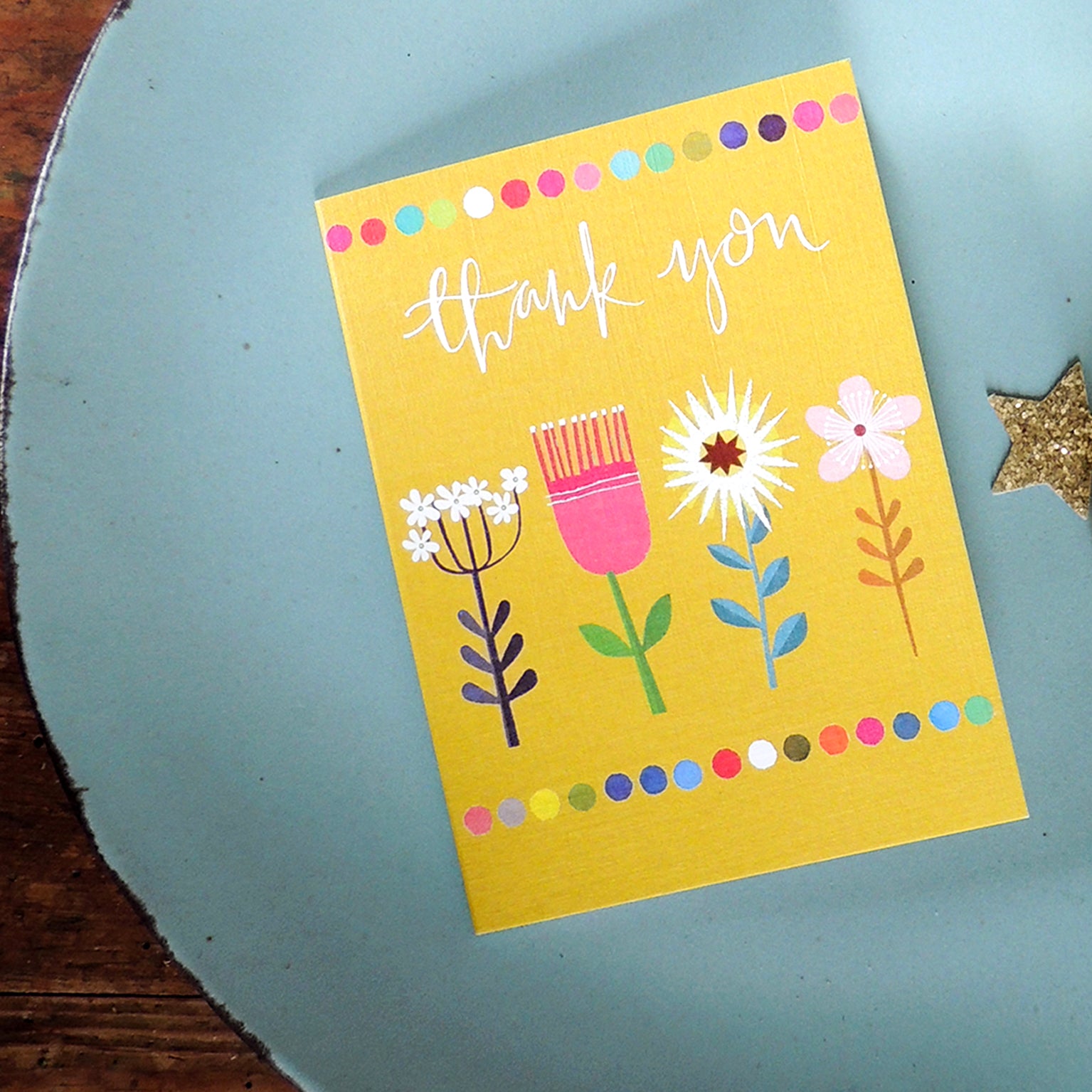 TW63 mini thank you card