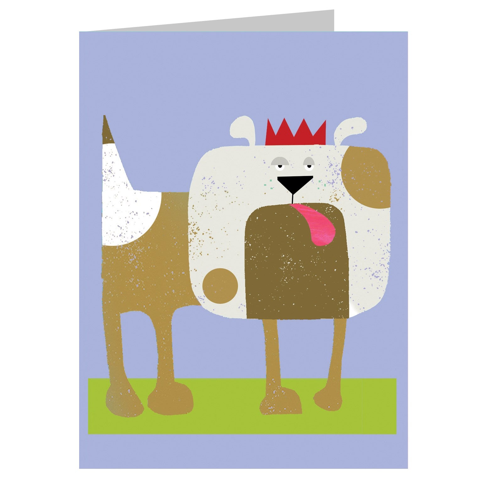 TW72 mini bulldog greetings card