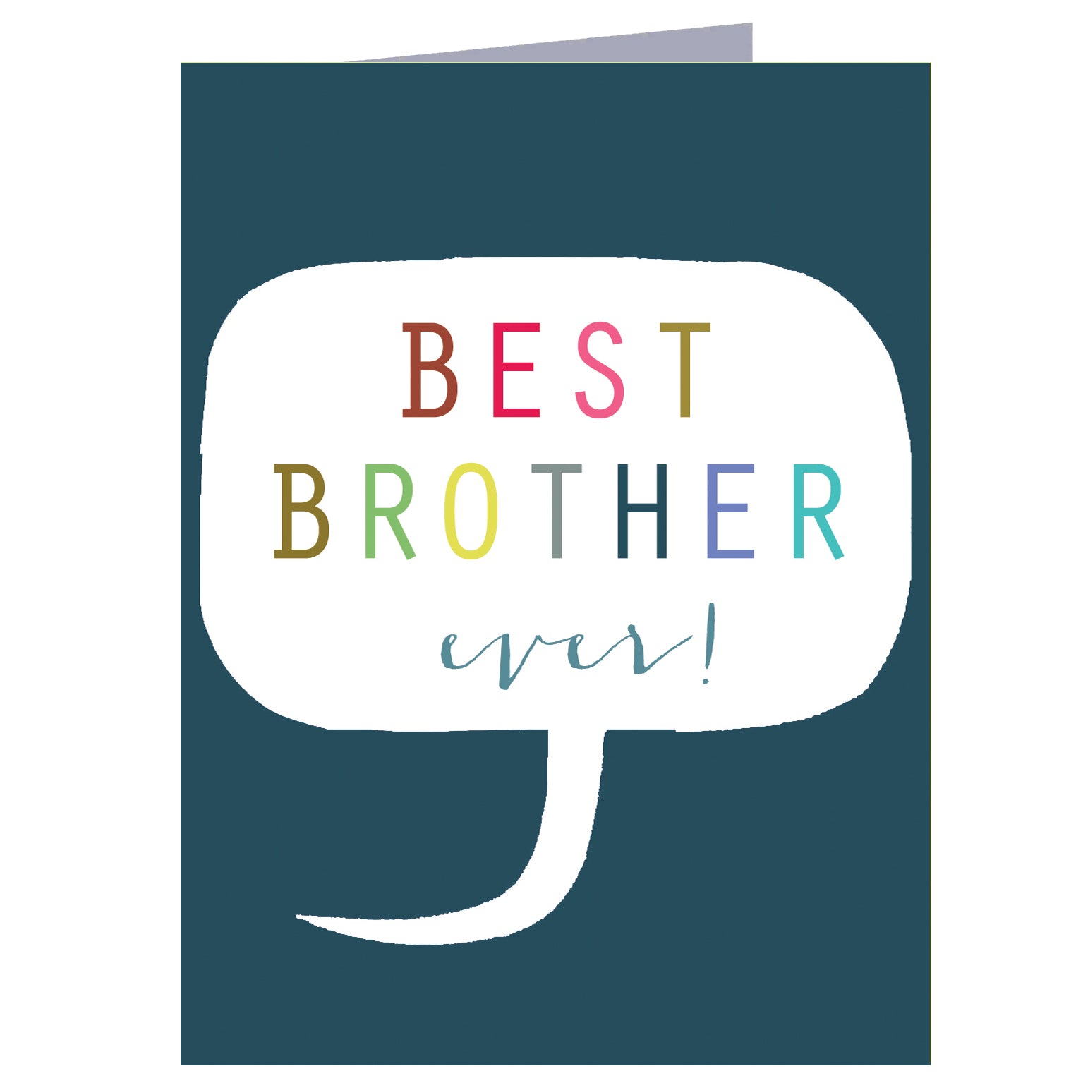 mini best brother card