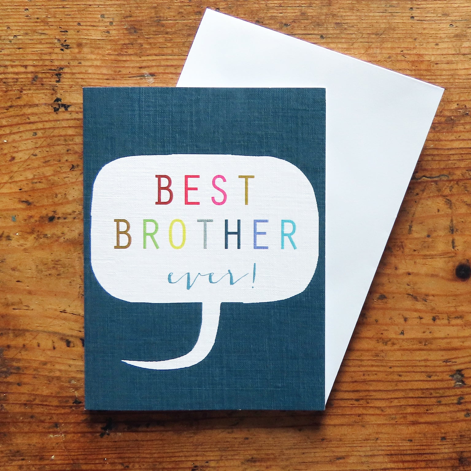 mini best brother card