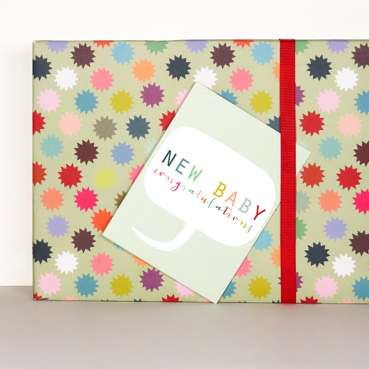 mini new baby card