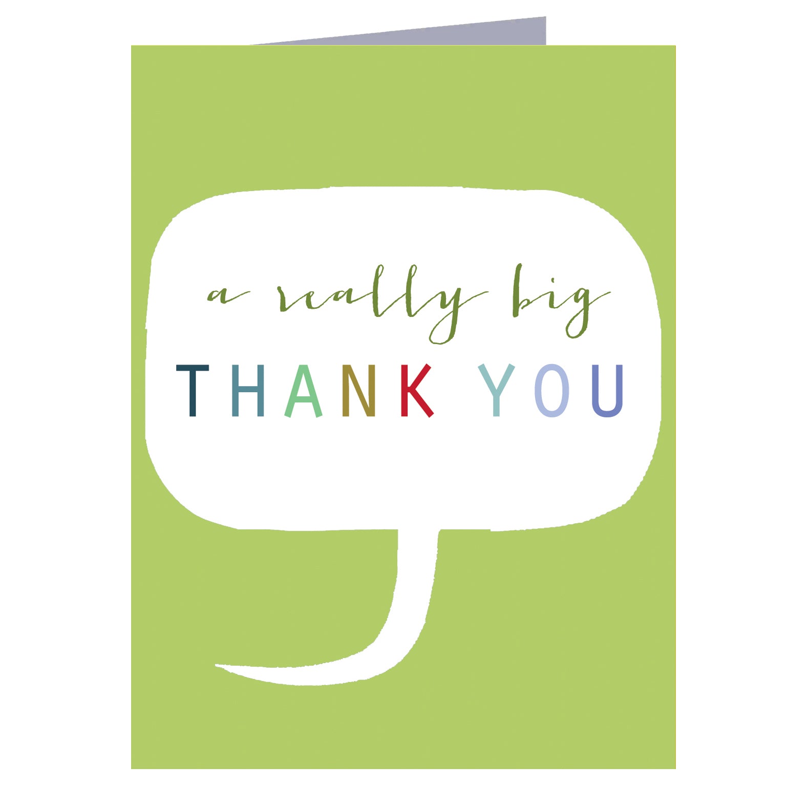 mini thank you card