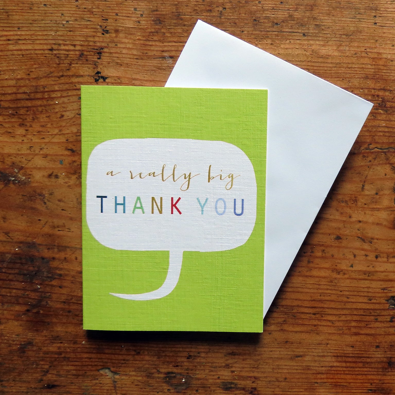 mini thank you card