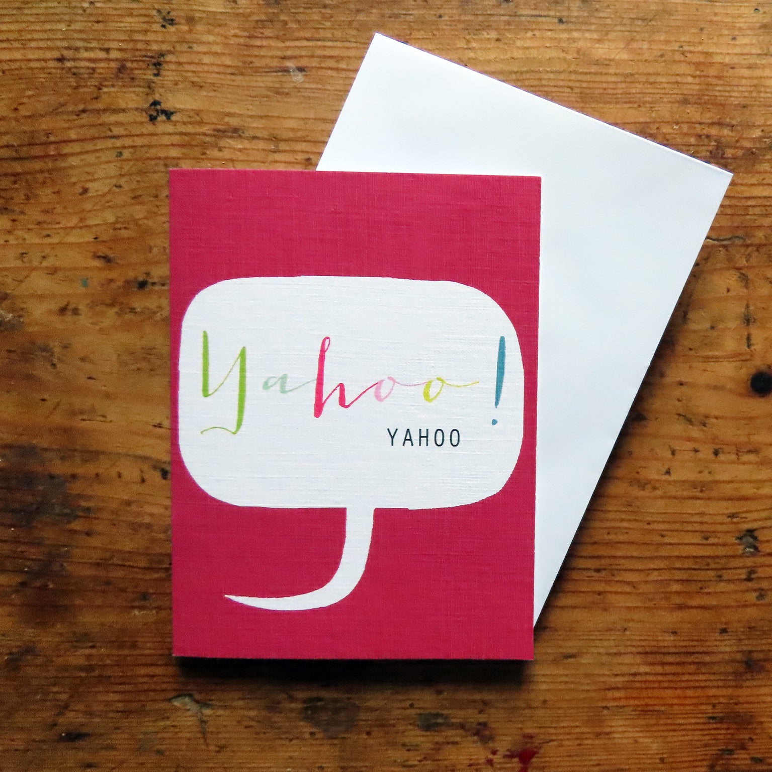 mini yahoo greetings card