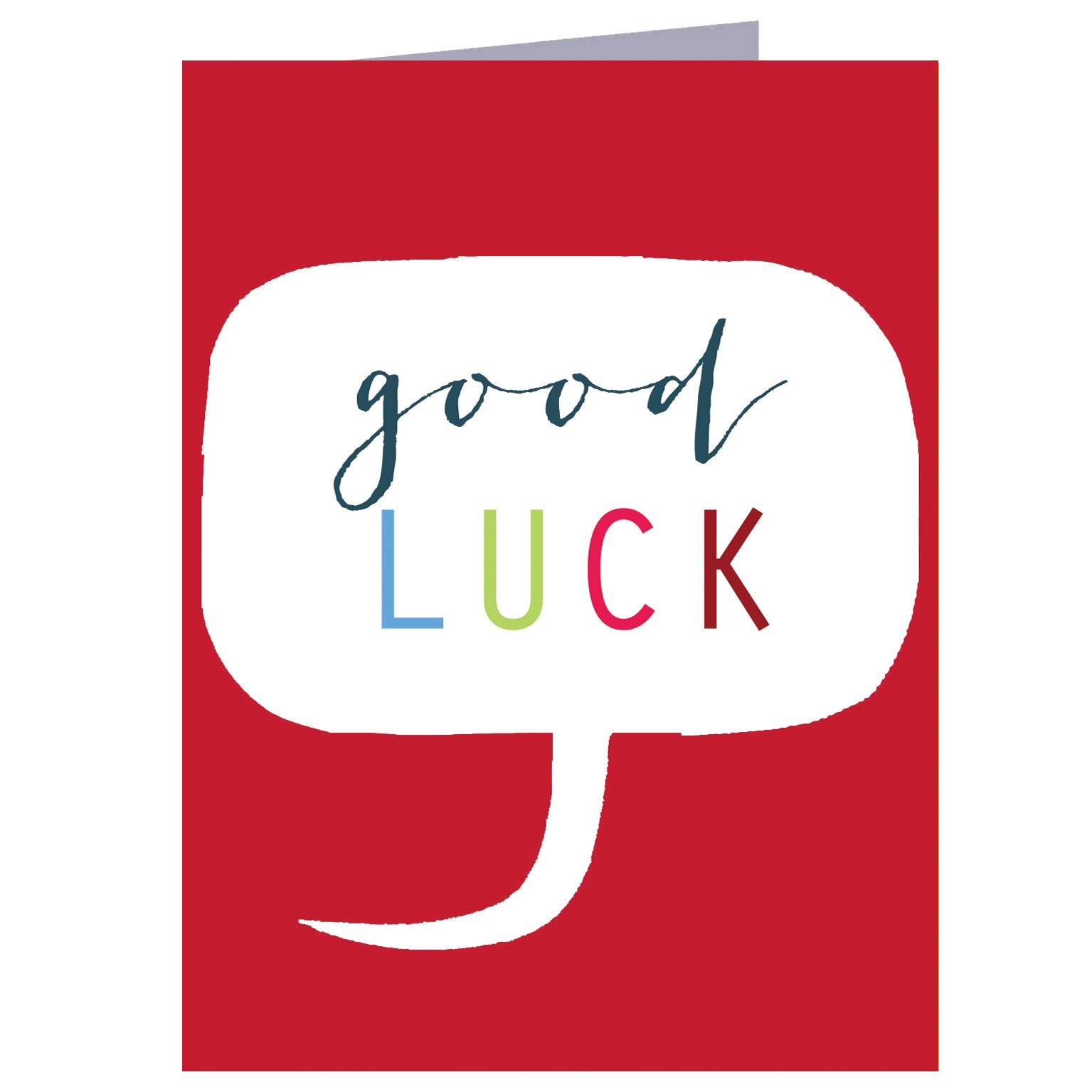 mini good luck card