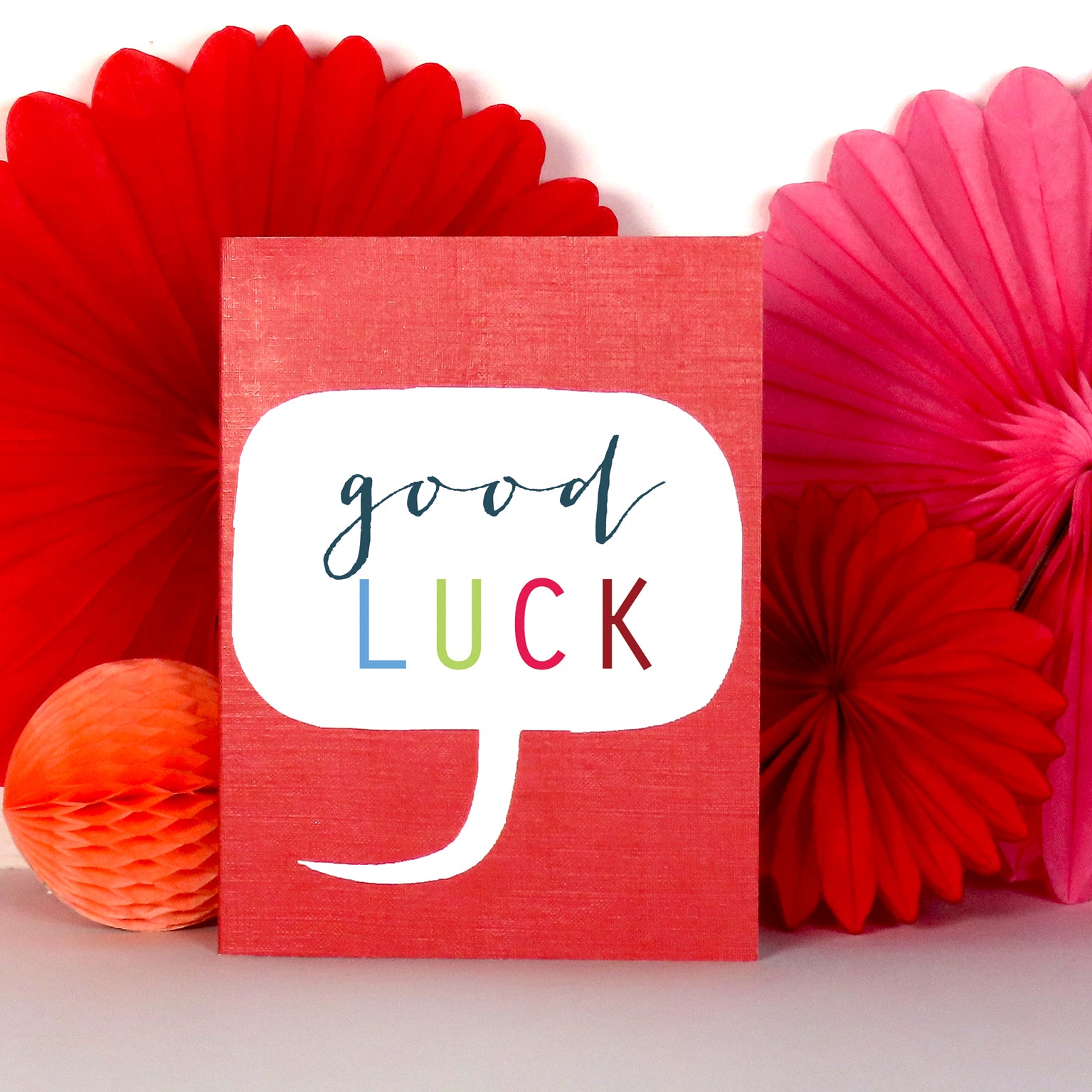 mini good luck card