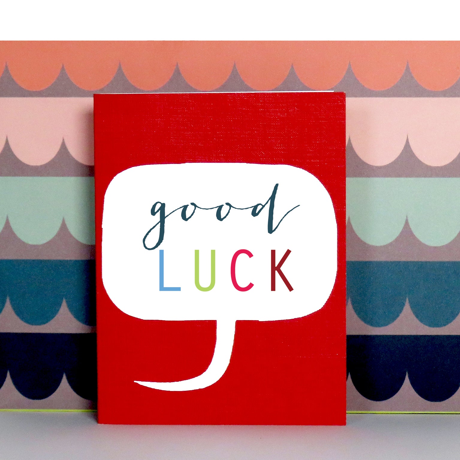 mini good luck card