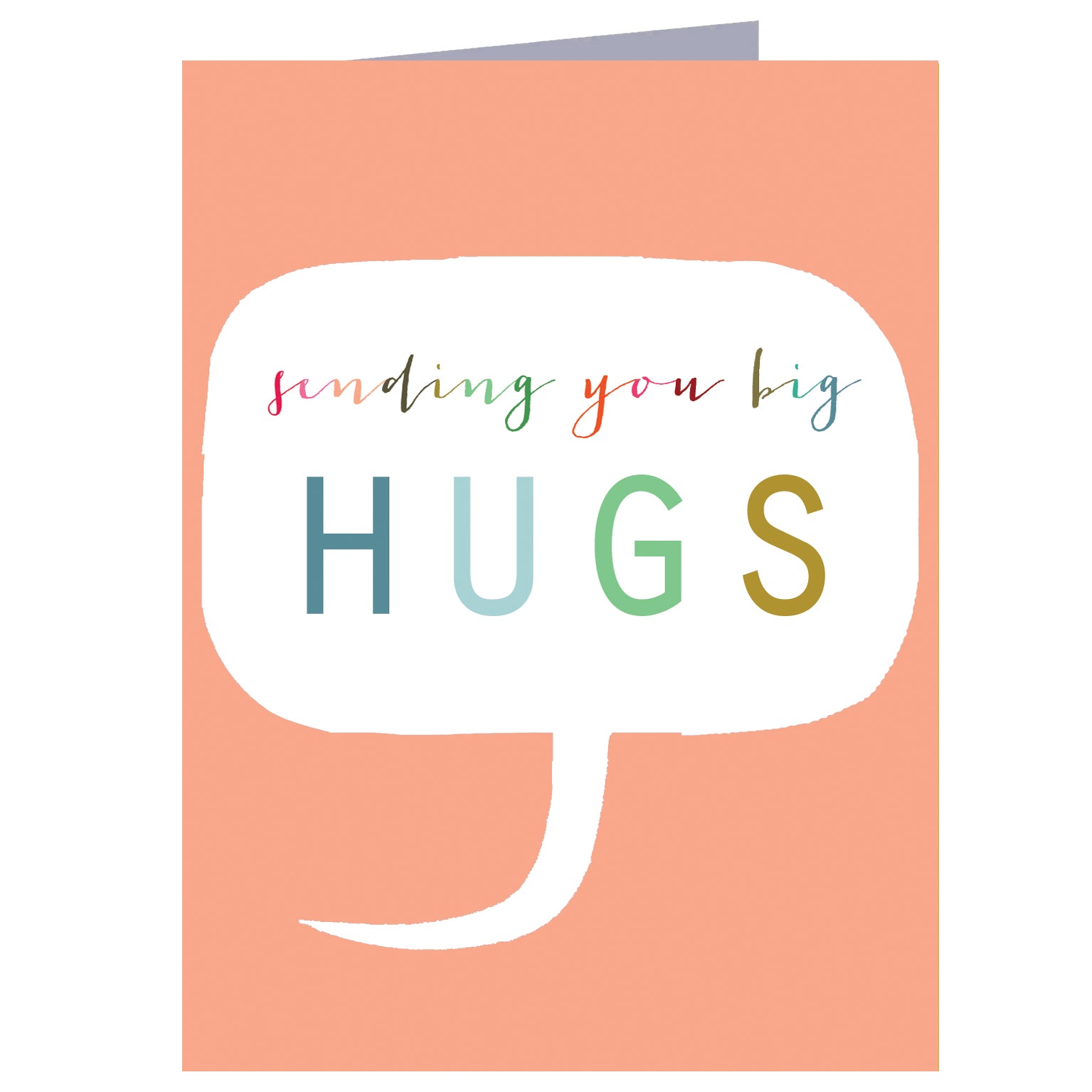 mini big hugs card