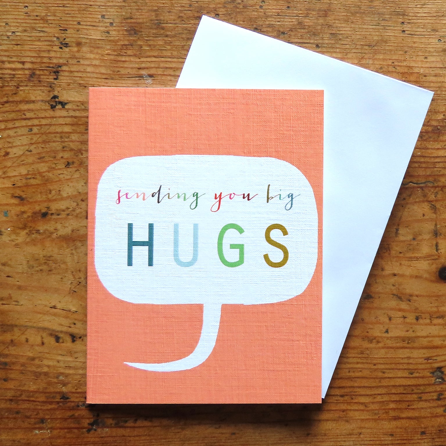 mini big hugs card