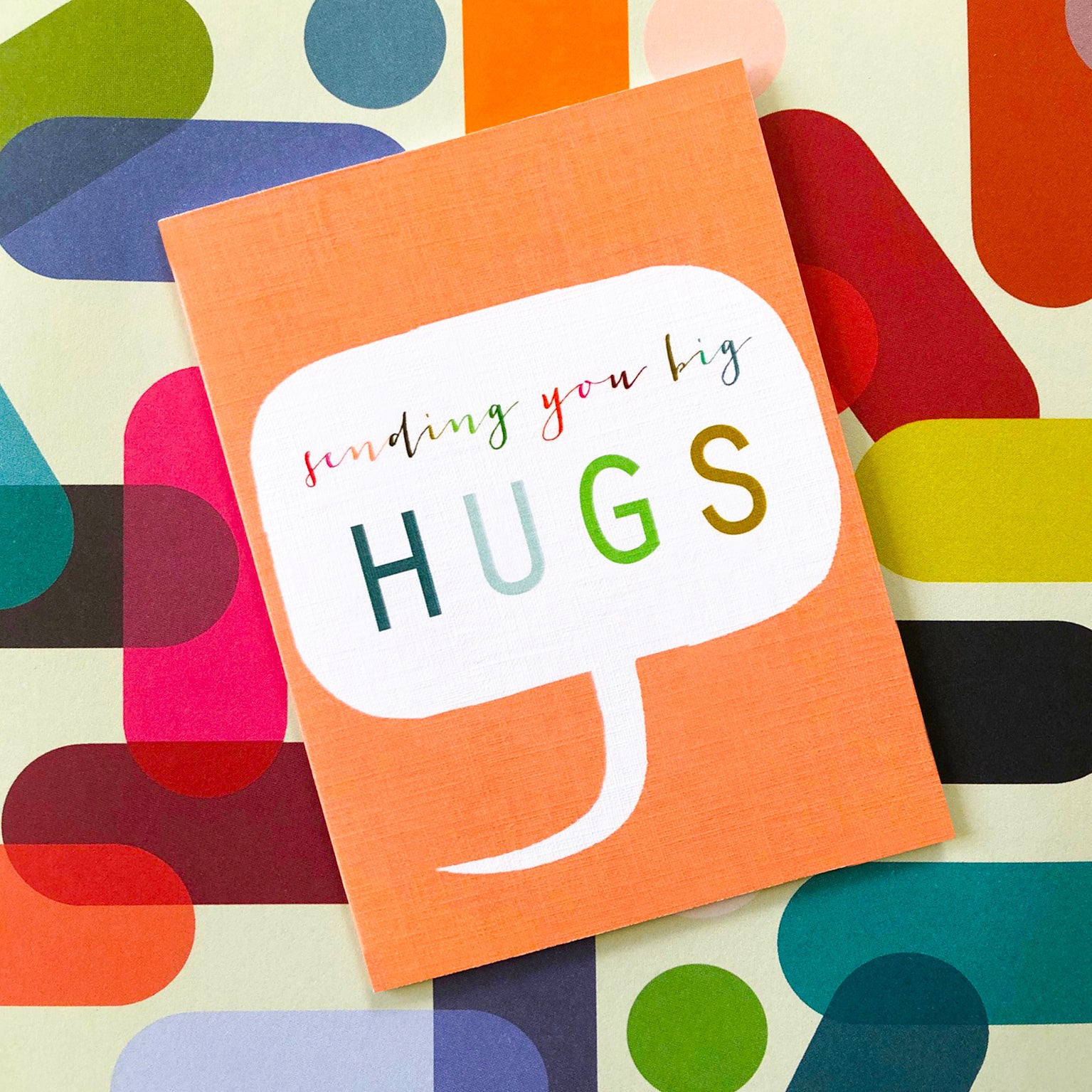 mini big hugs card