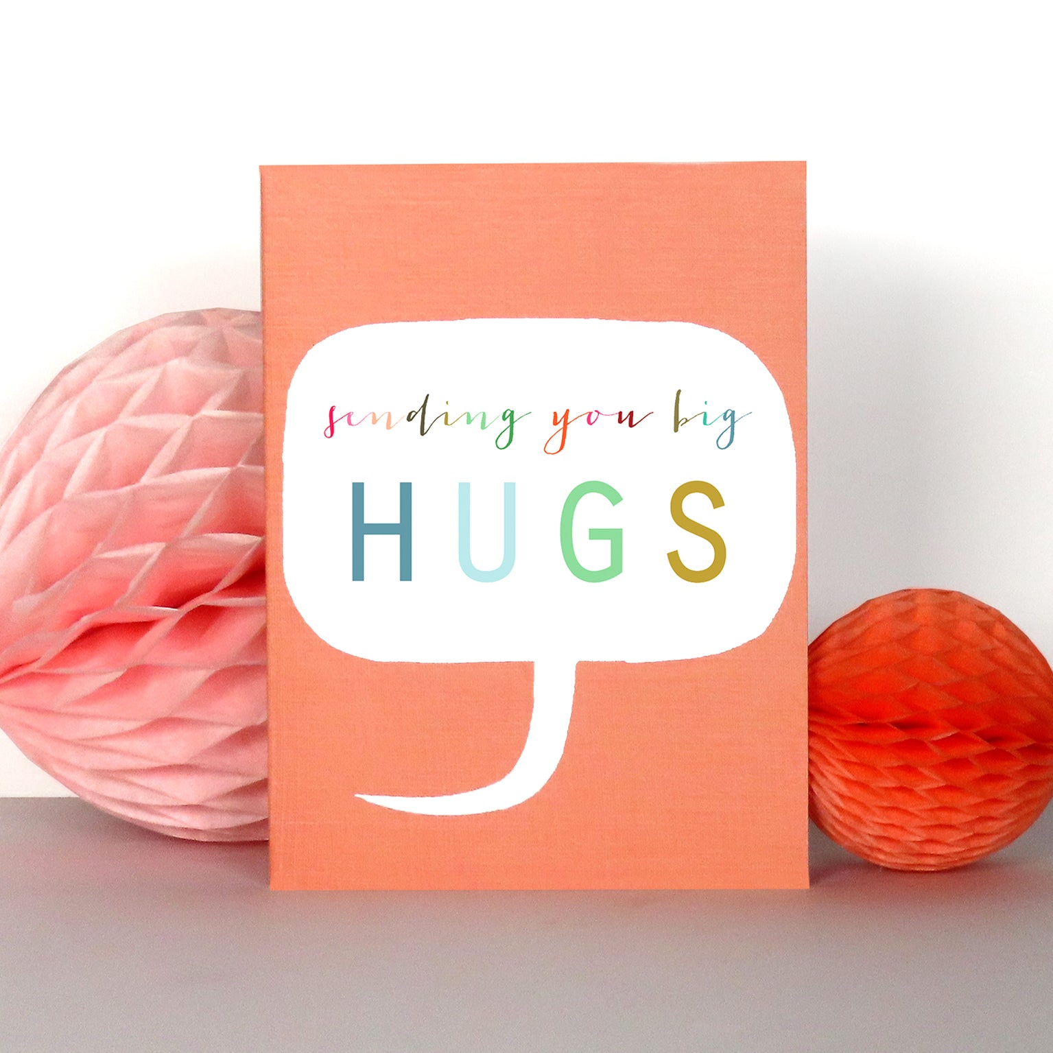 mini big hugs card