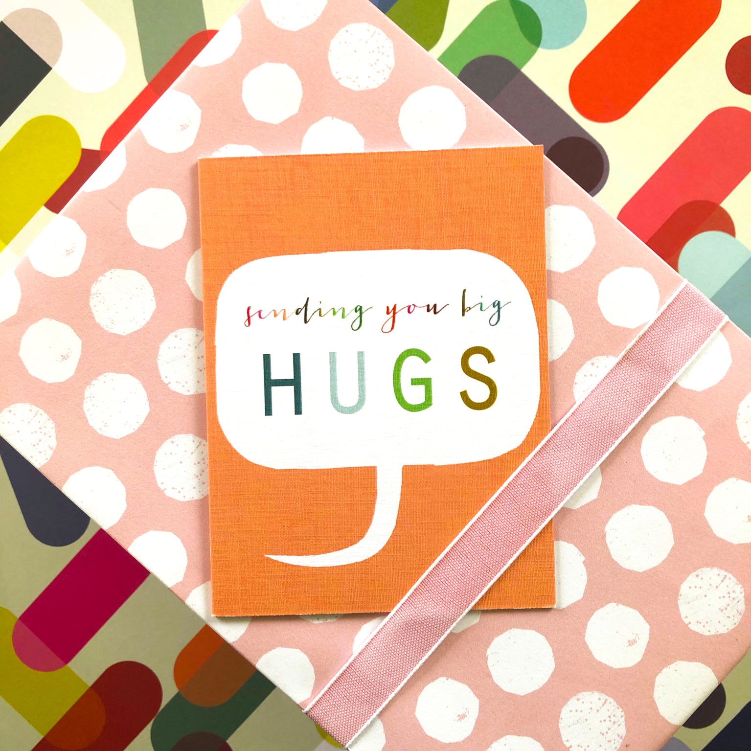 mini big hugs card