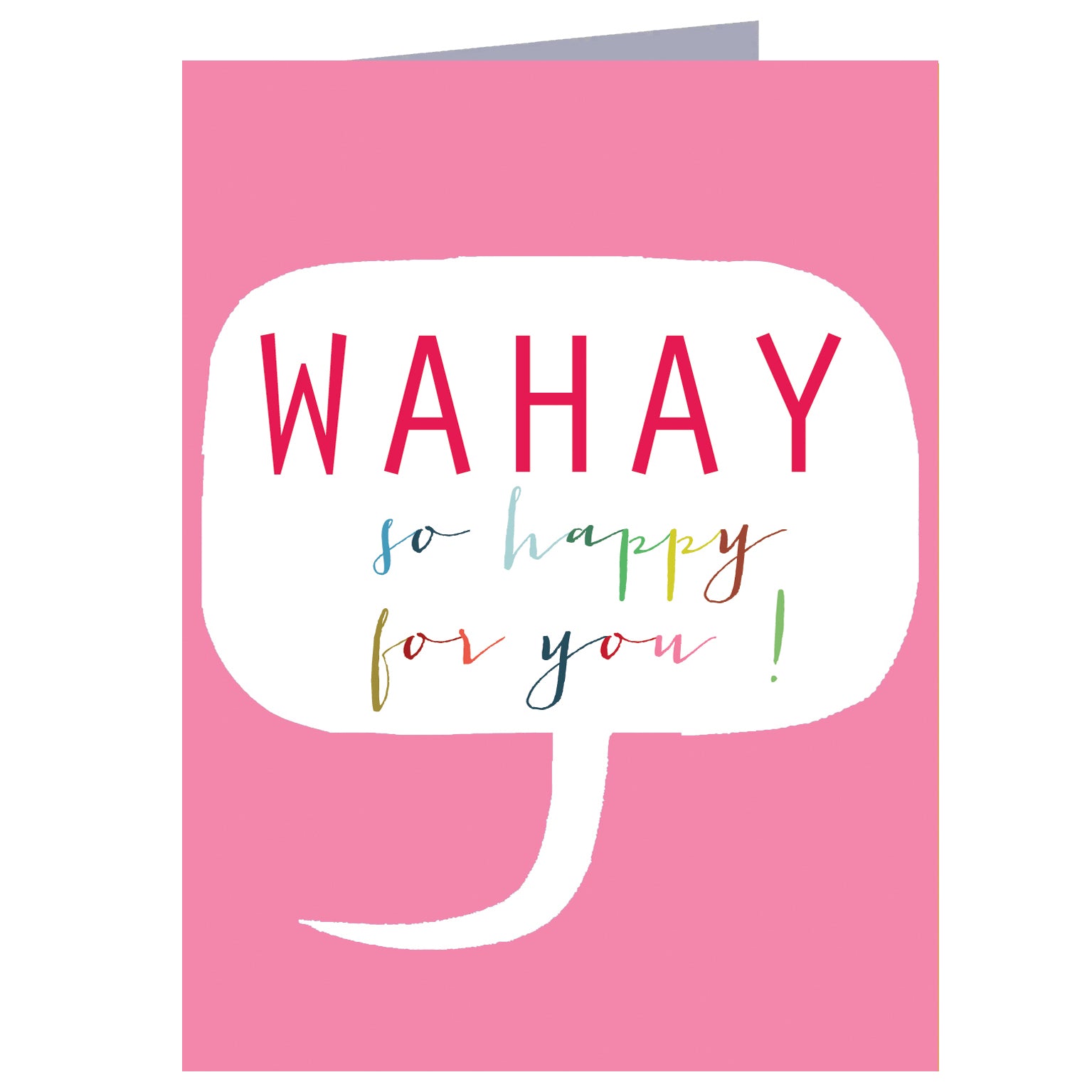 mini wahay greetings card