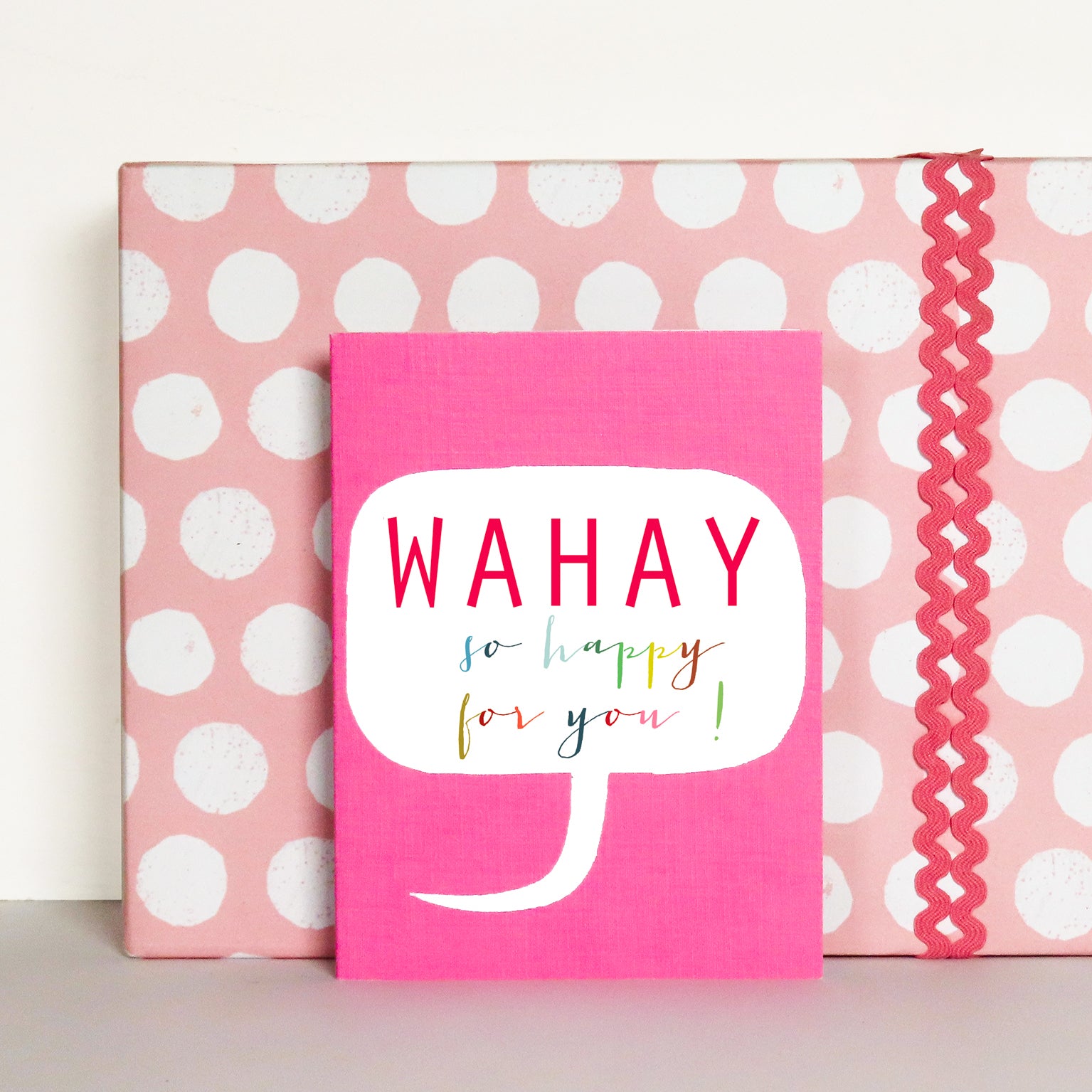 mini wahay greetings card