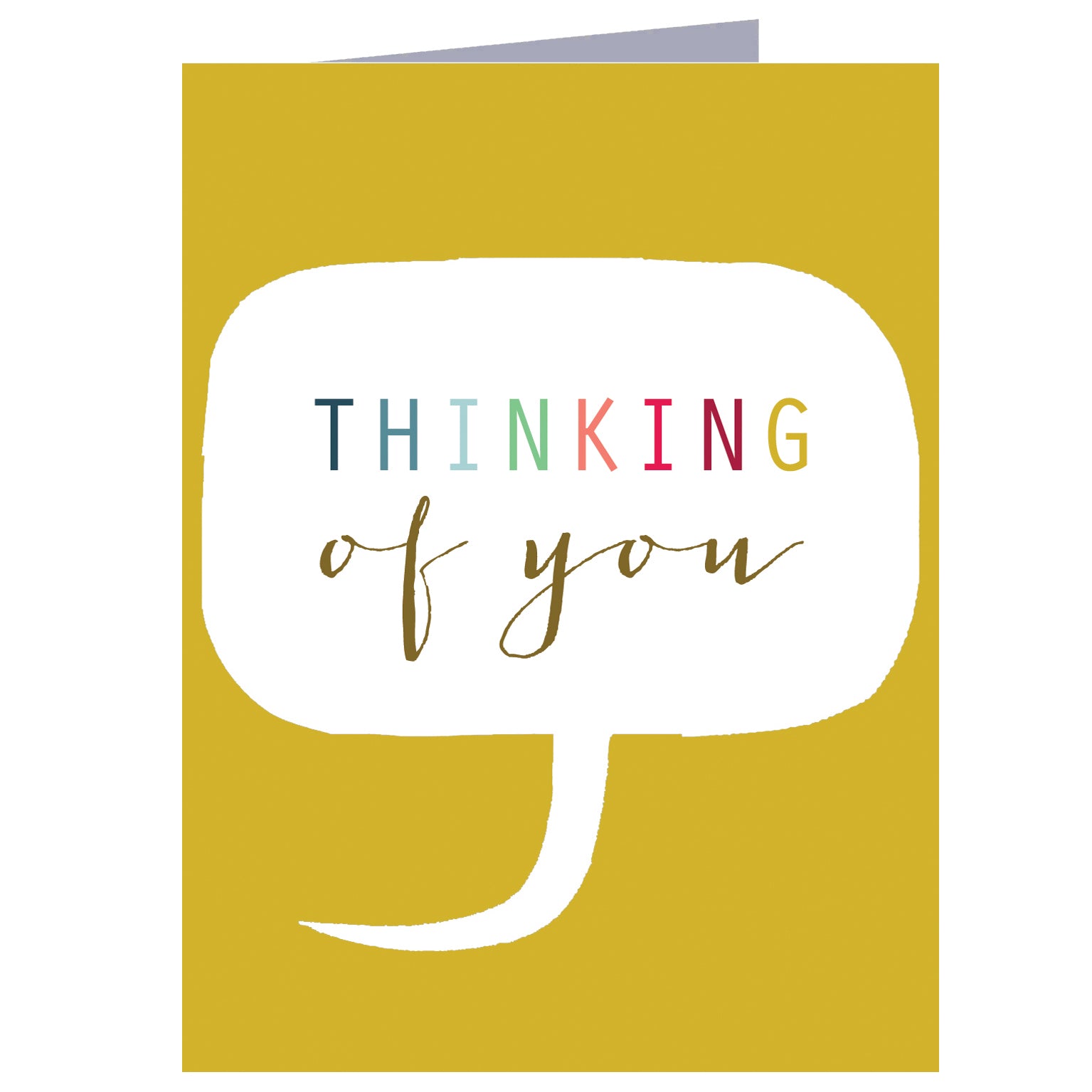 mini thinking of you card