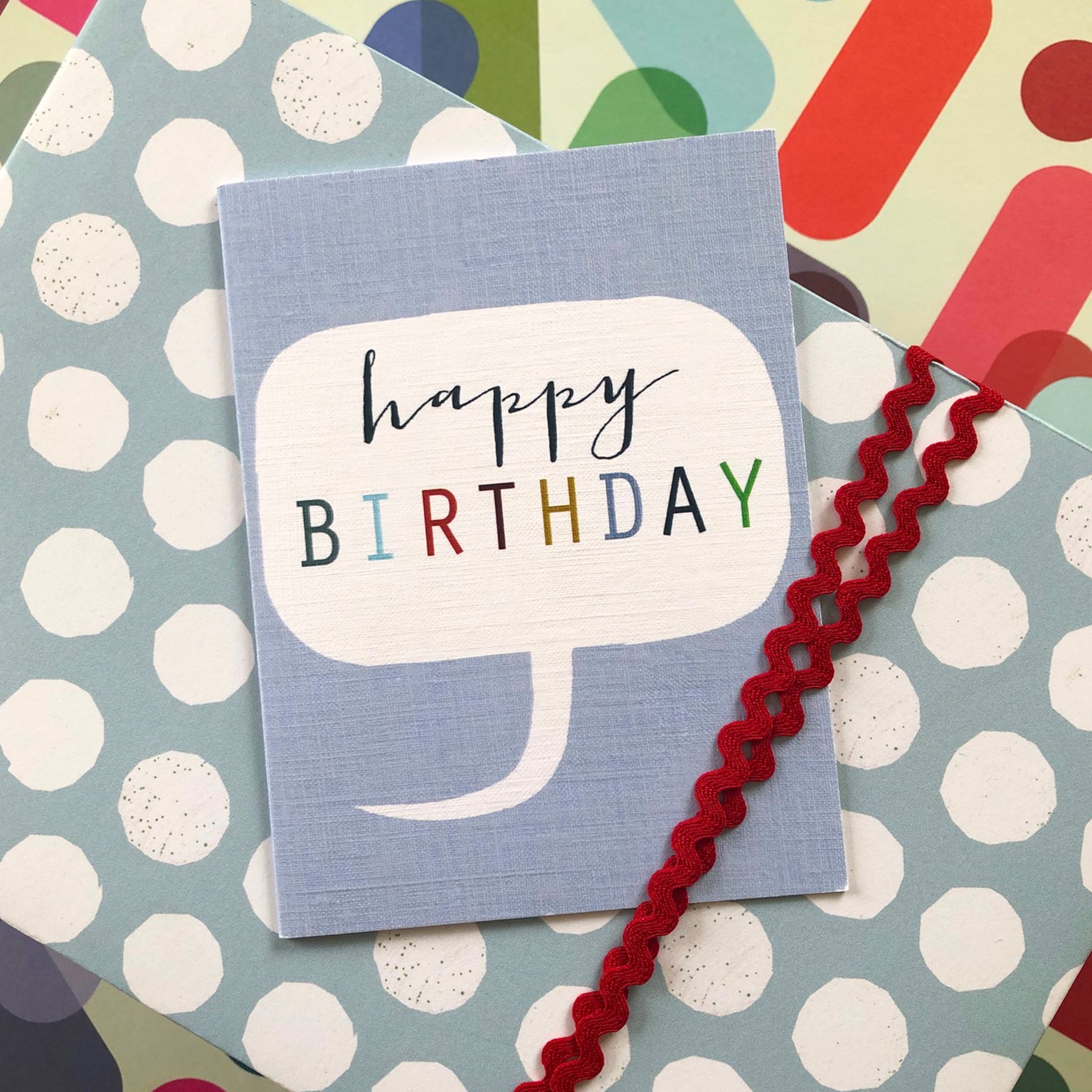 mini happy birthday card