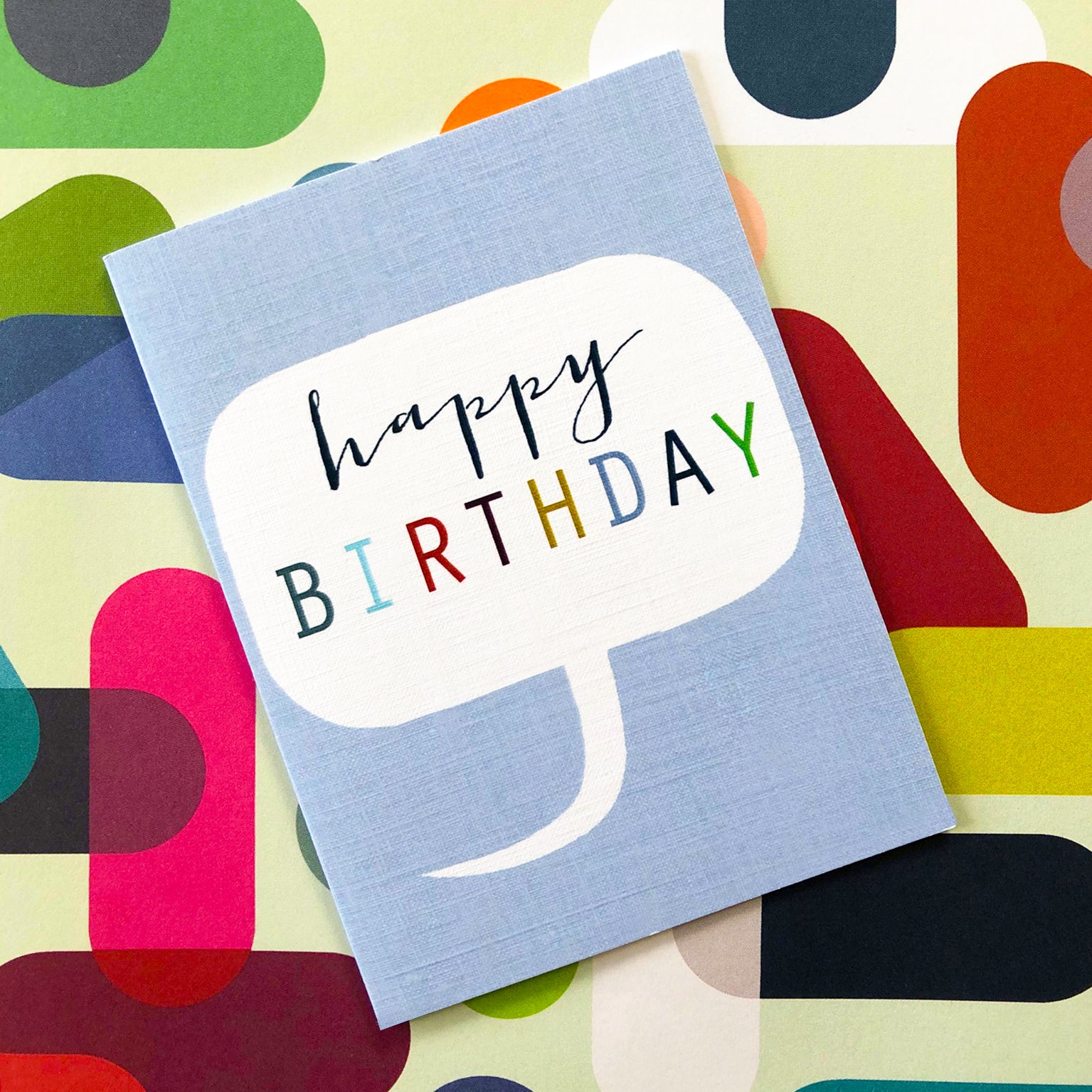 mini happy birthday card