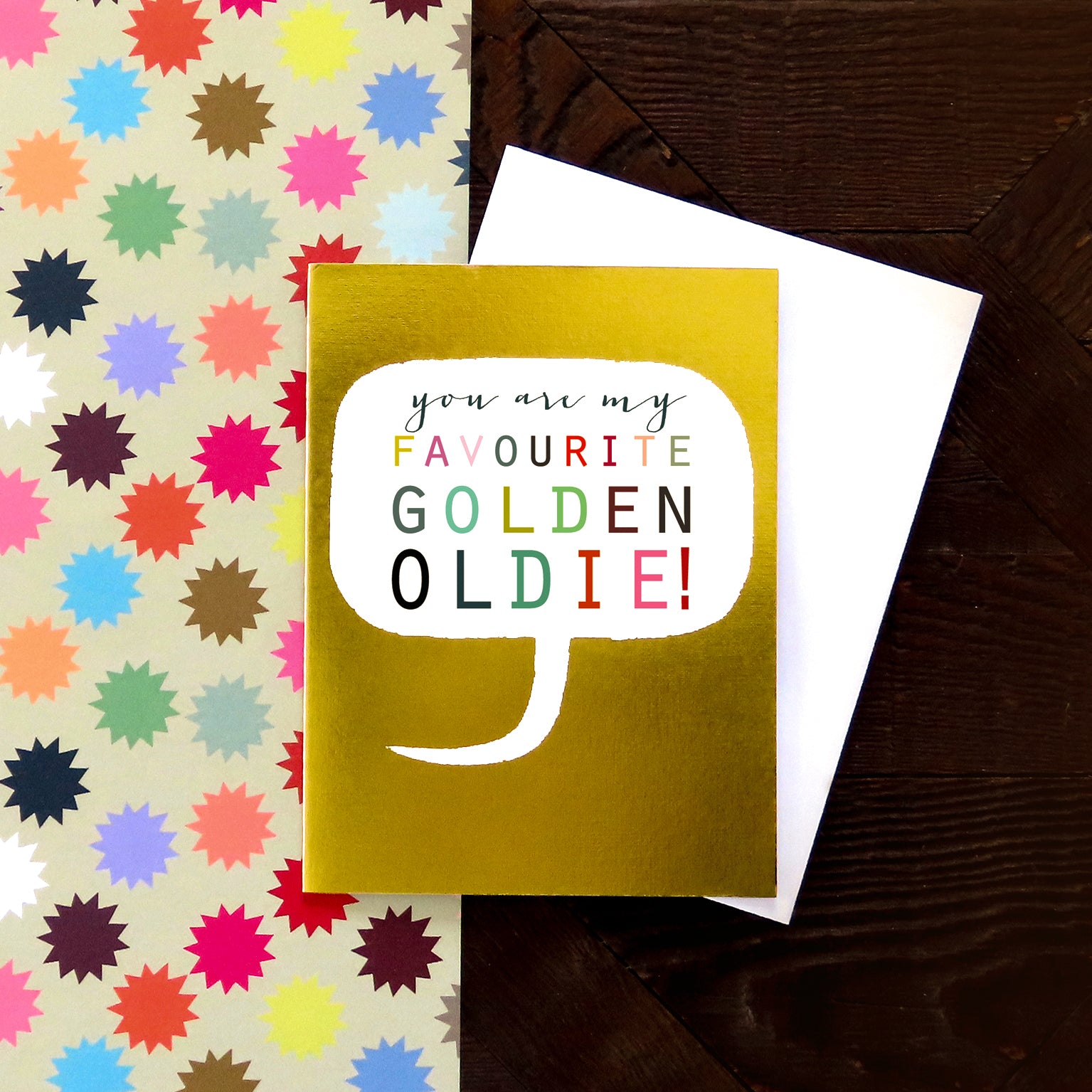 mini golden oldie card