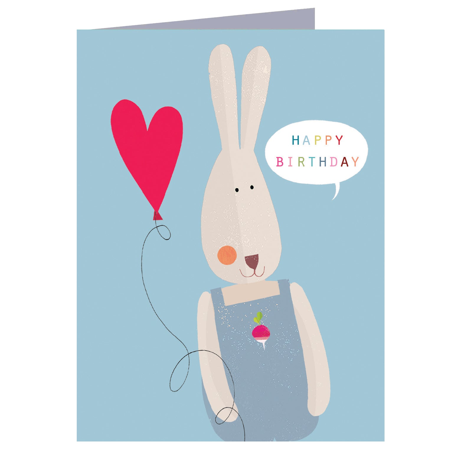 TY02 mini rabbit birthday card