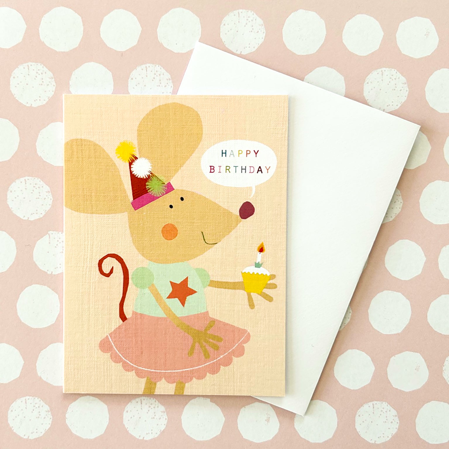 TY03 mini mouse birthday card