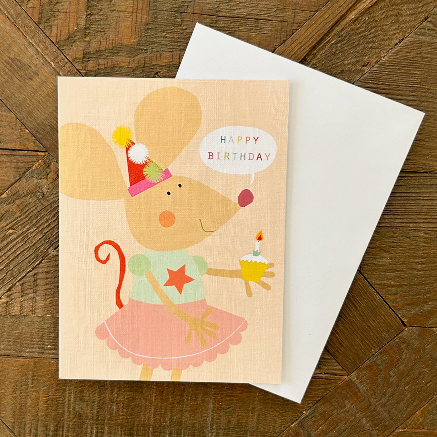 TY03 mini mouse birthday card