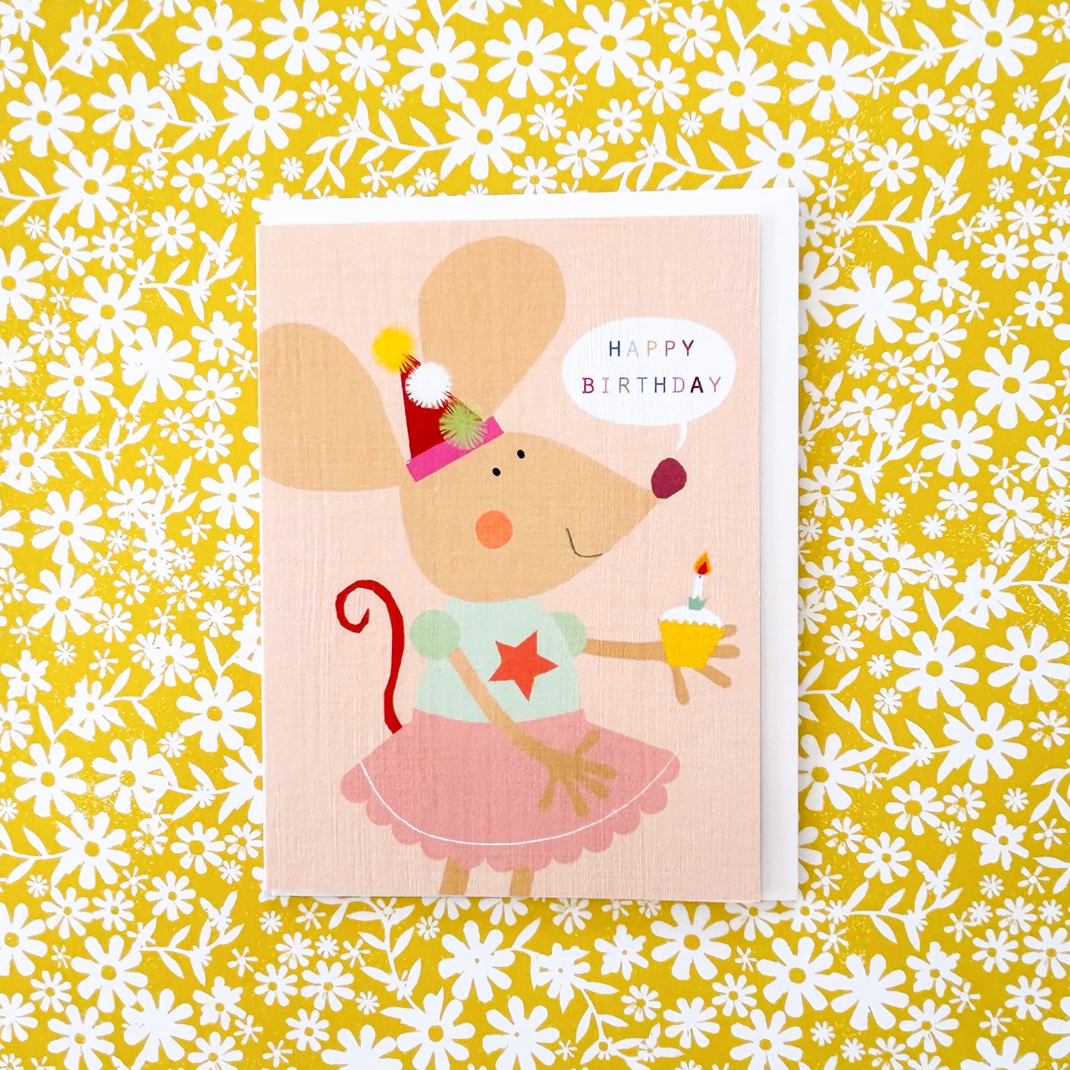 TY03 mini mouse birthday card