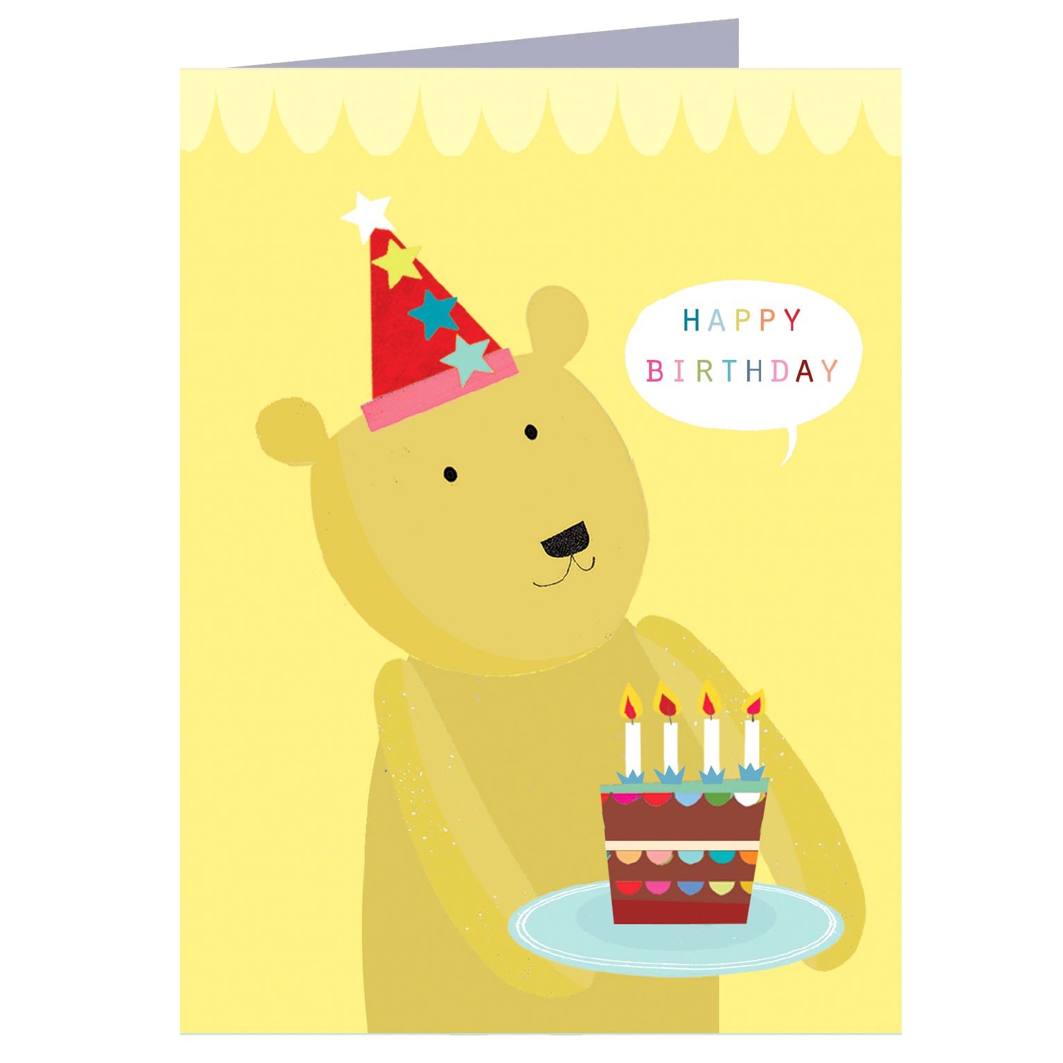 TY10 mini bear birthday card