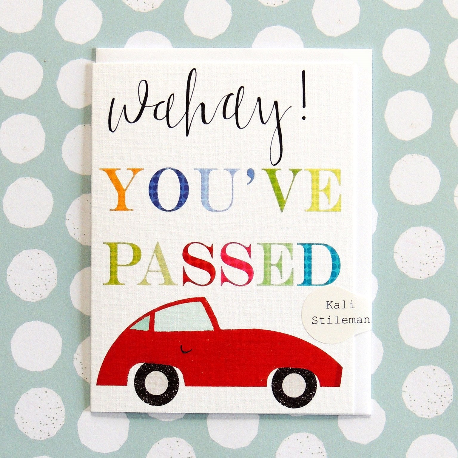 TW53 mini you've passed card