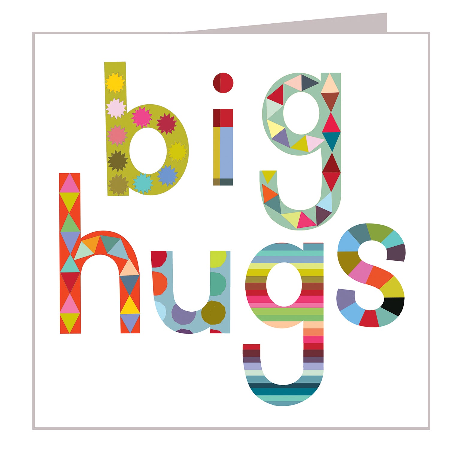 WD11 glossy big hugs card