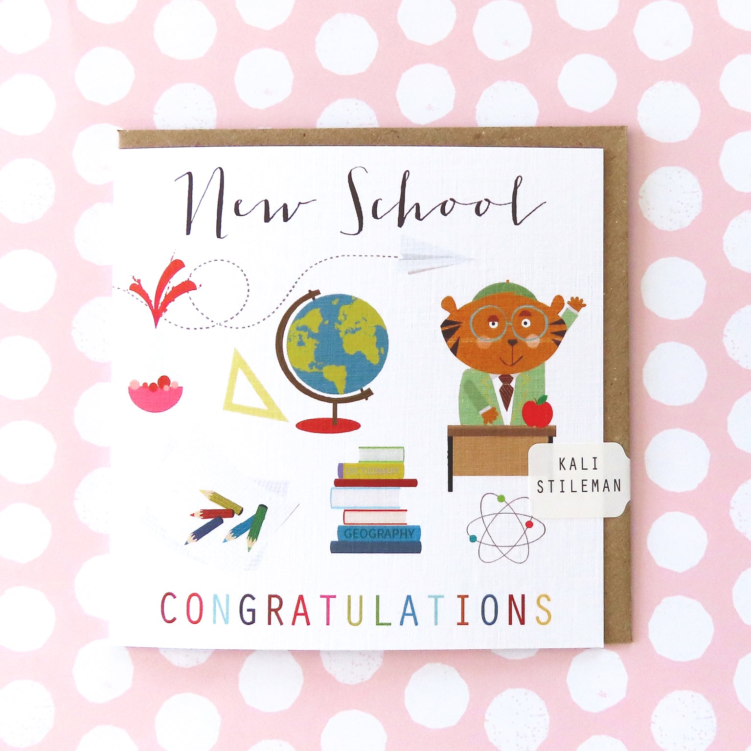 WO04 new school congratulations card