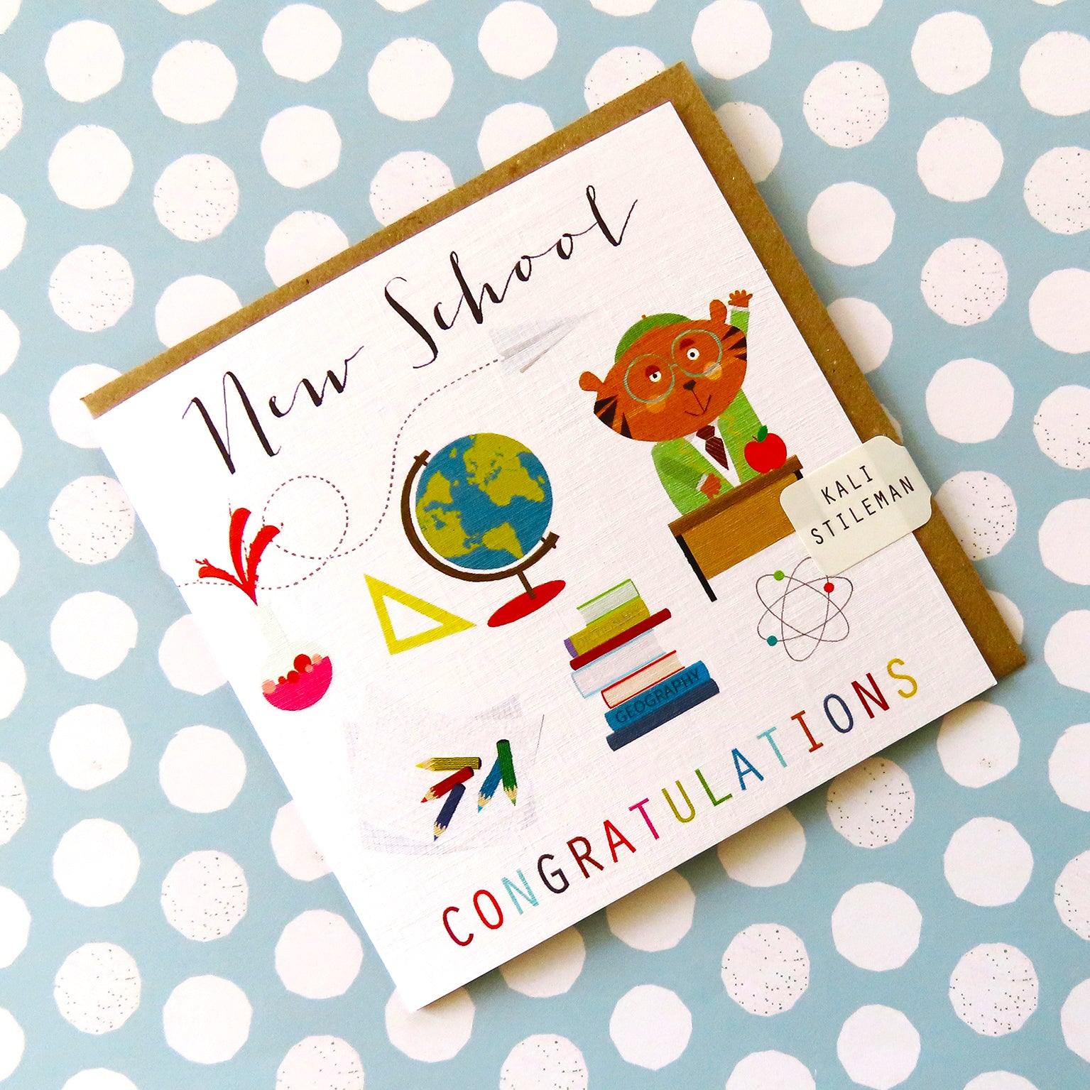 WO04 new school congratulations card