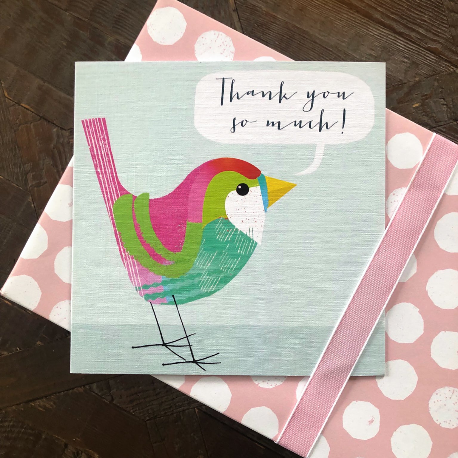 WO09 birdie thank you card