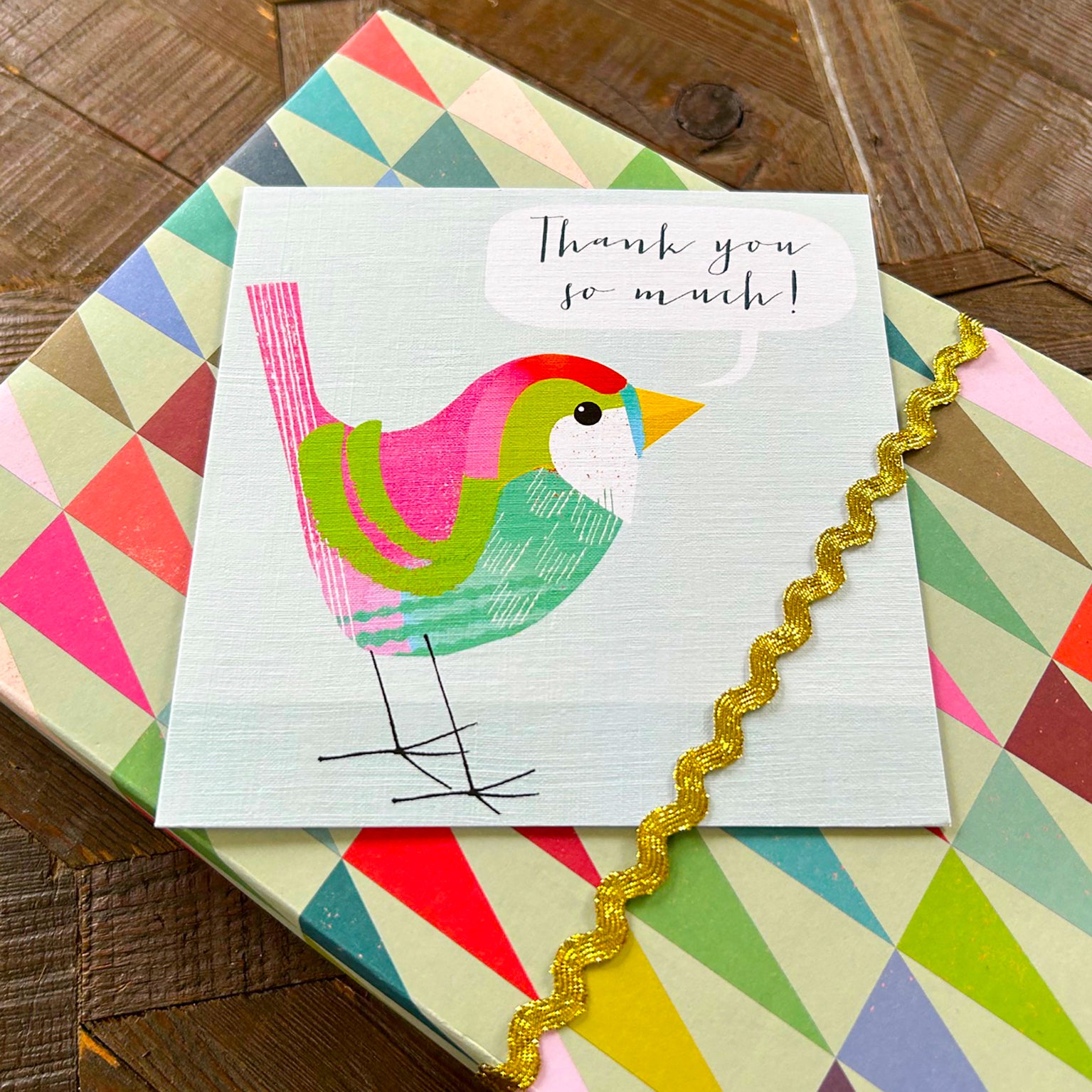 WO09 birdie thank you card