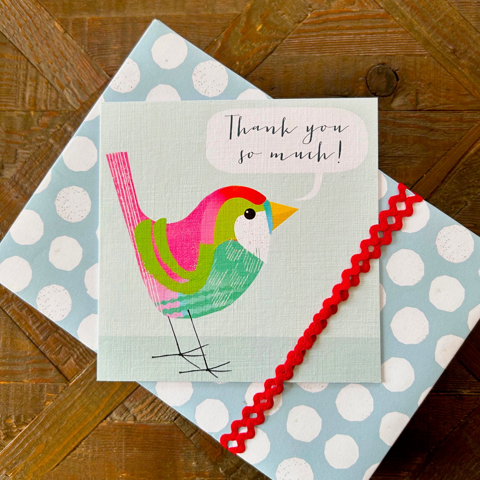 WO09 birdie thank you card