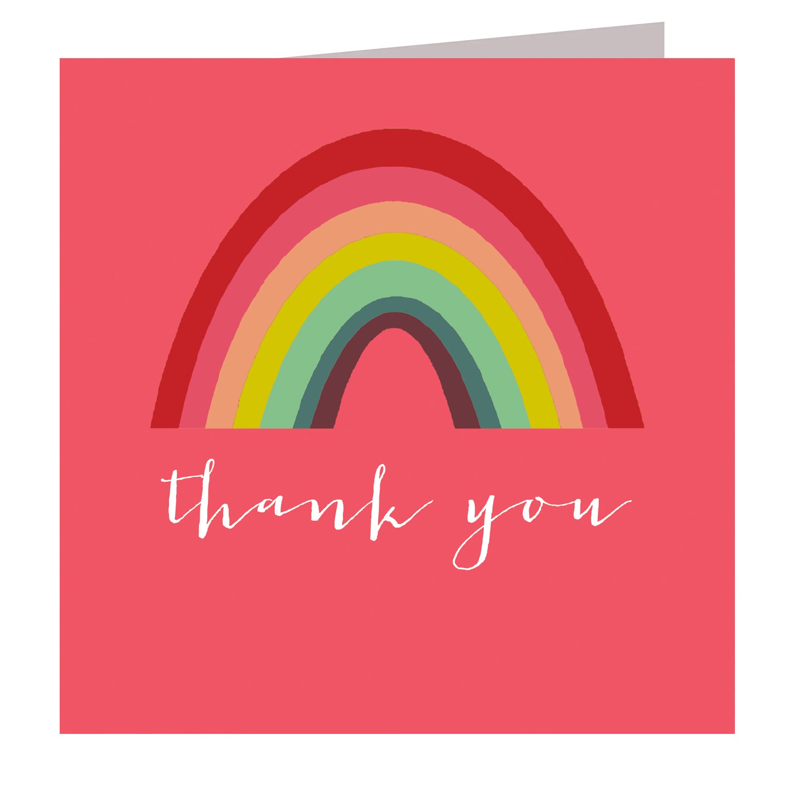 WO16 rainbow thank you card