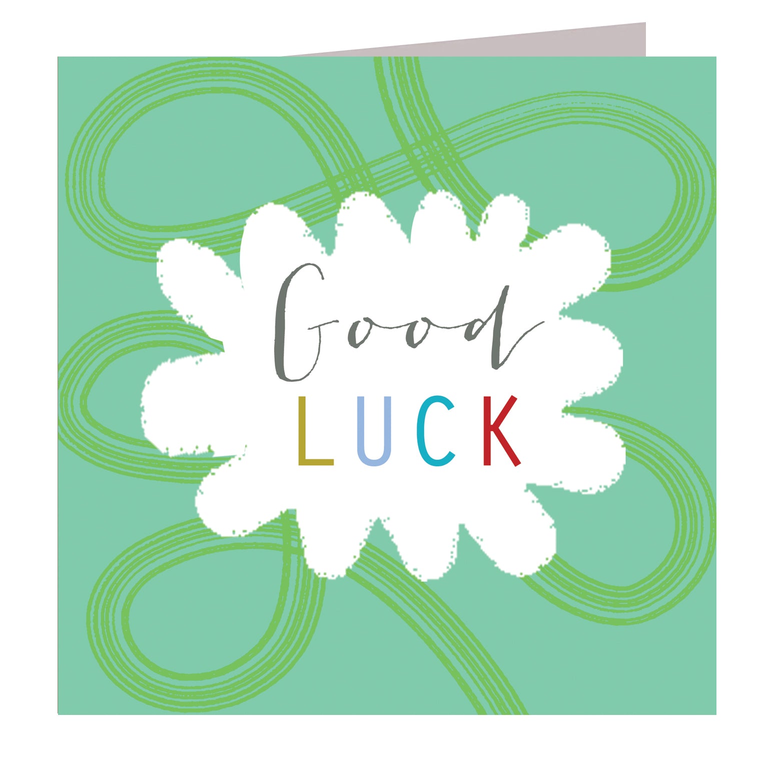 WO19 good luck greetings card