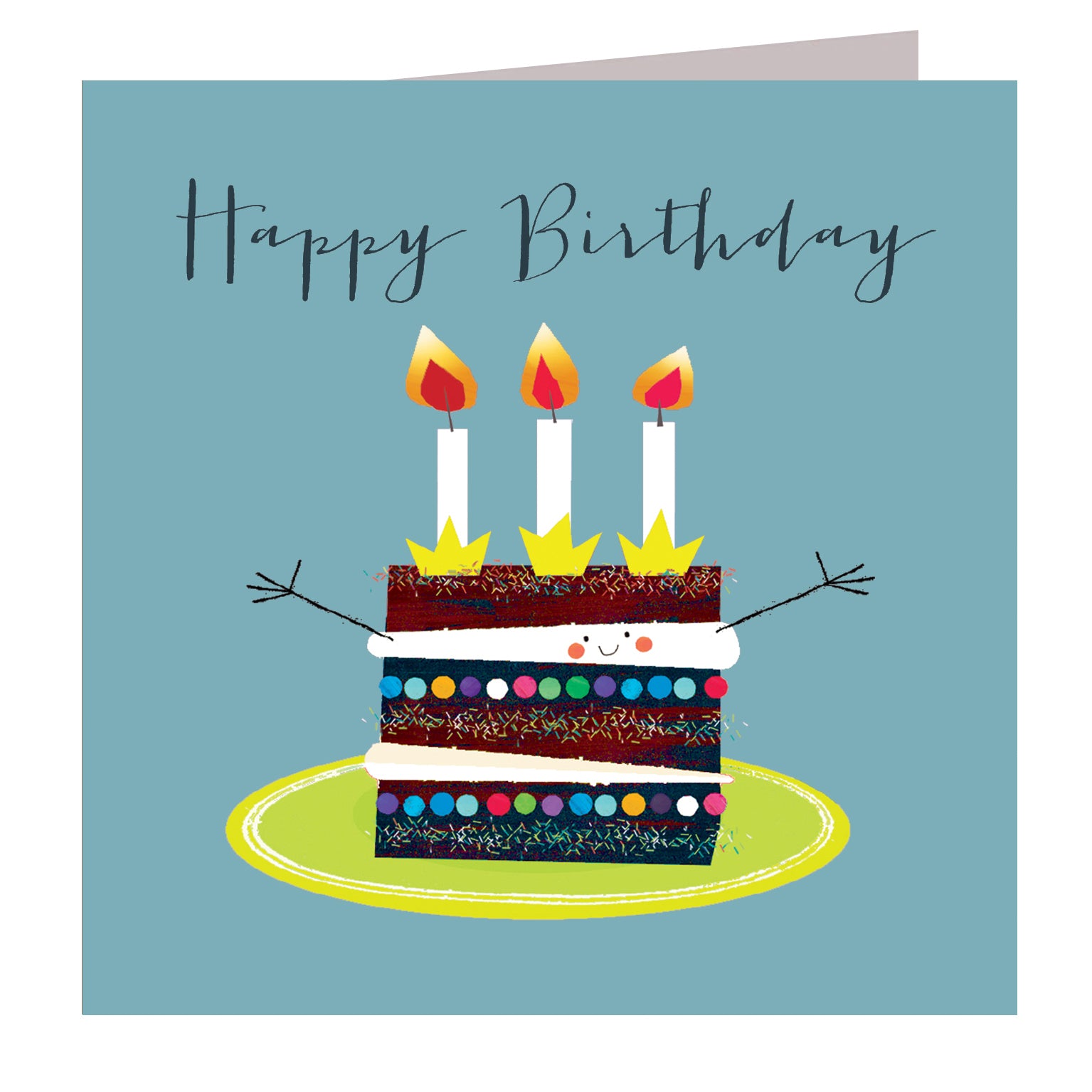 WO22 happy birthday cake card