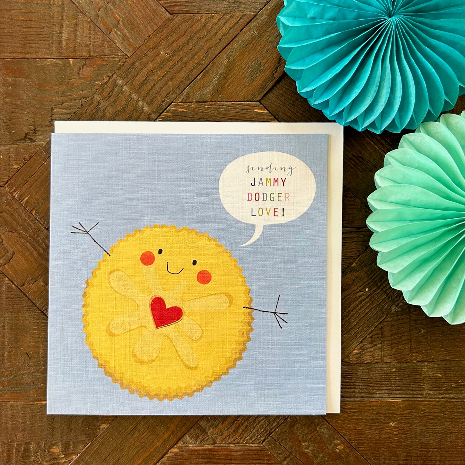 WO31 jammy dodger birthday card