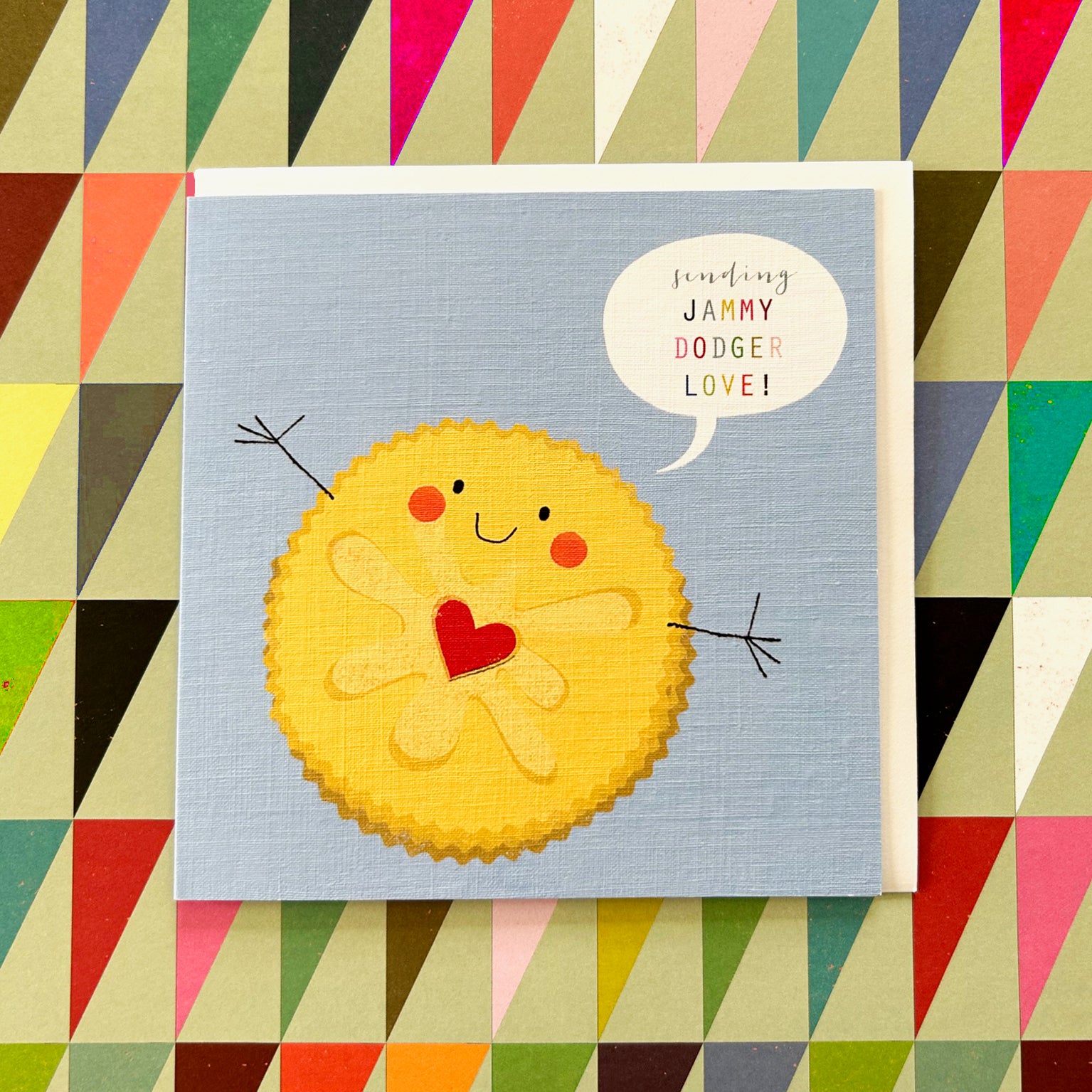 WO31 jammy dodger birthday card