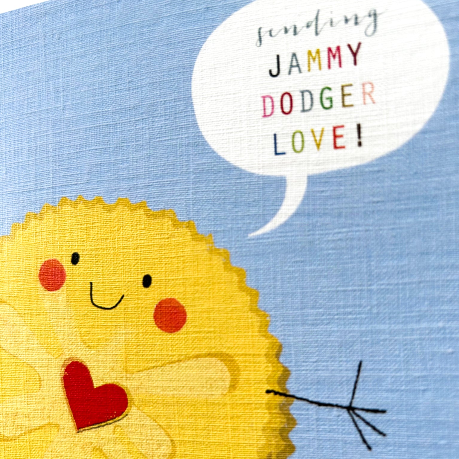 WO31 jammy dodger birthday card