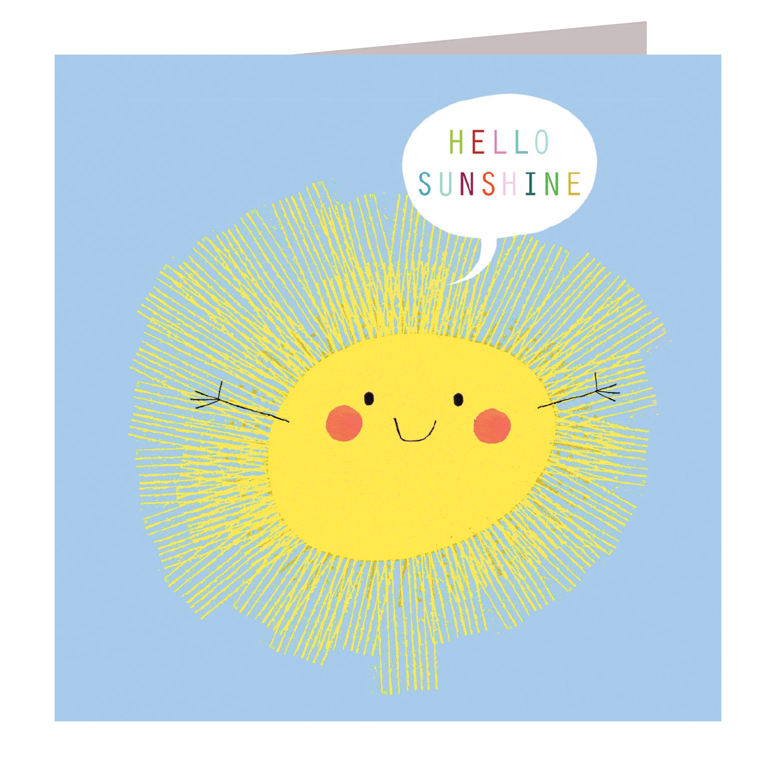 WO32 hello sunshine greetings card