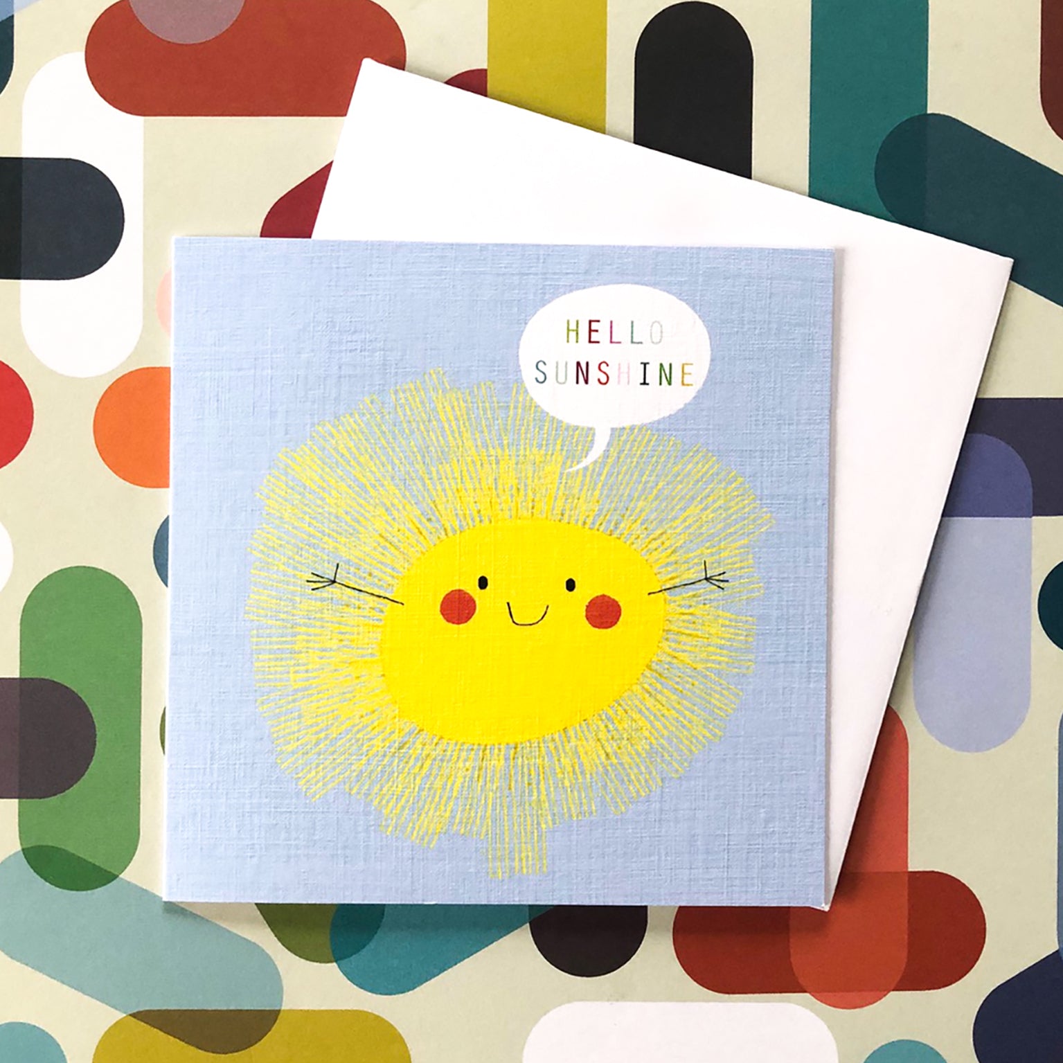 WO32 hello sunshine greetings card