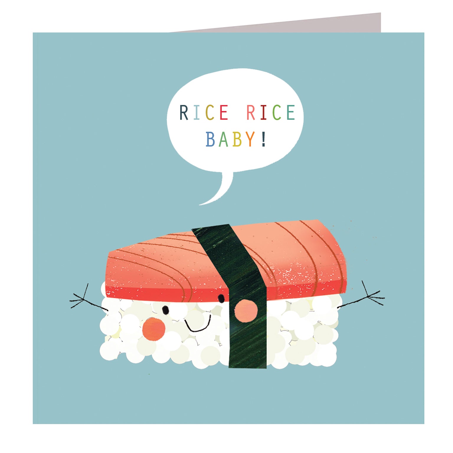 WO35 rice rice baby sushi card